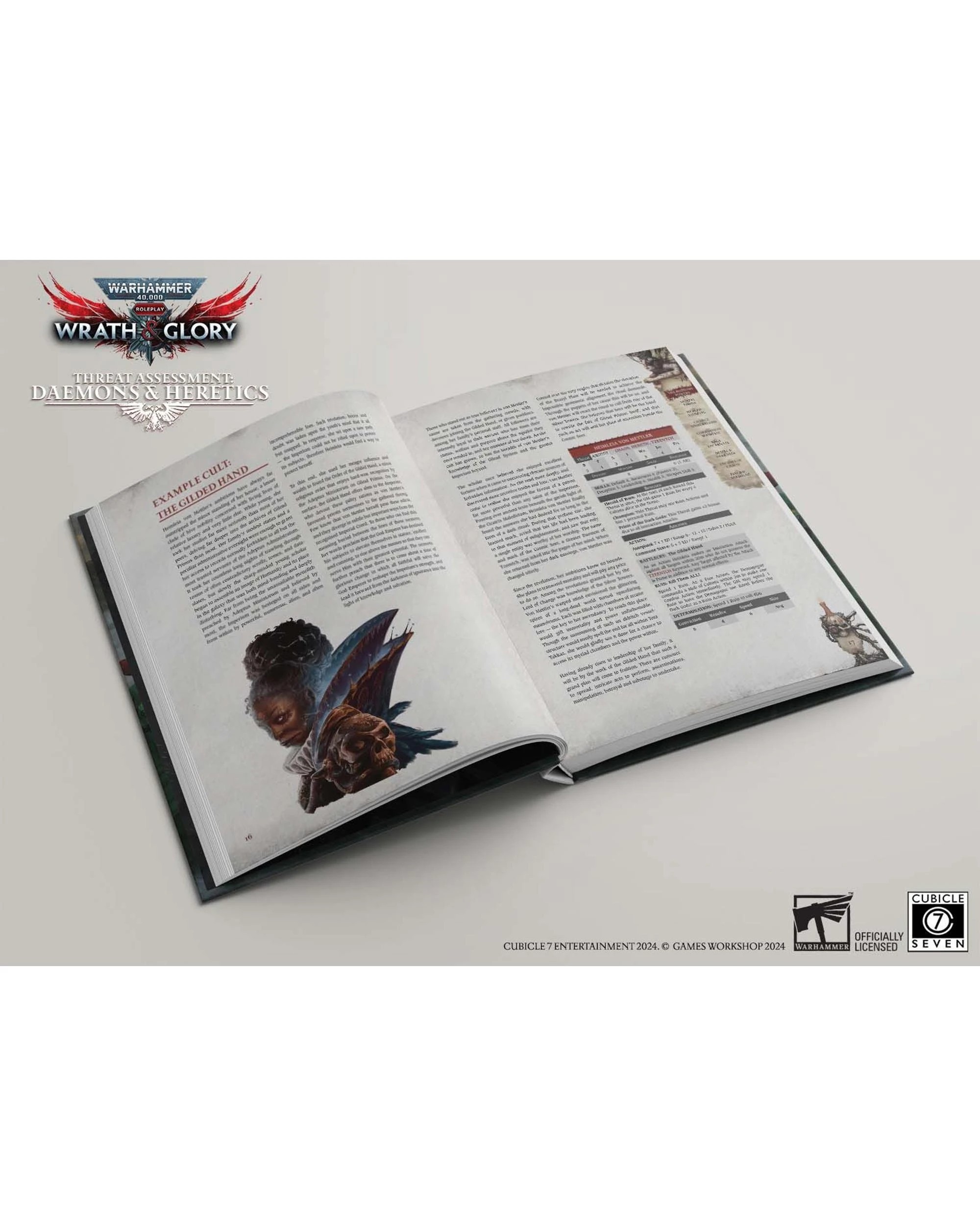 4 Warhammer: 40,000 RPG Wrath and Glory Threat Assessment Daemons and Heretics, 4 of 4