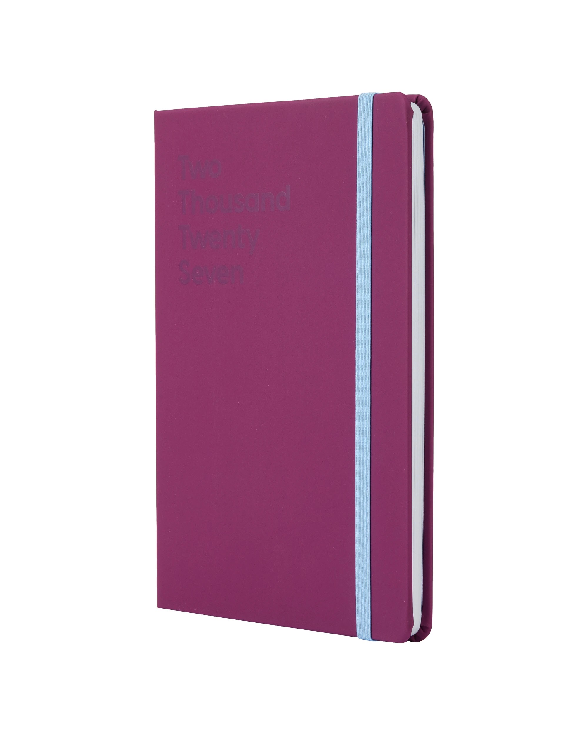 3 2027 A5 Diary Week to View - Plum, 3 of 6