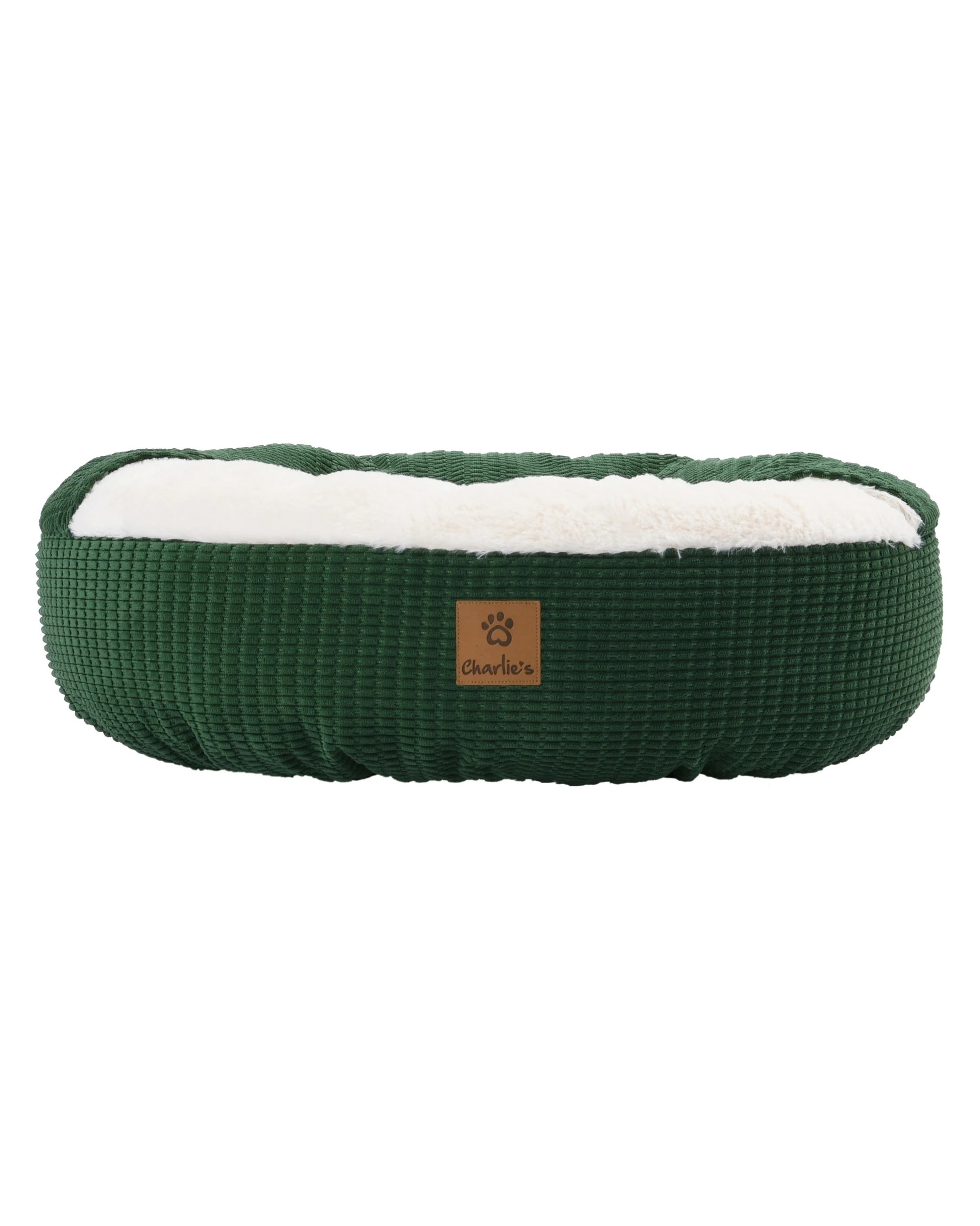 6 Charlie's Snookie Hooded Calming Dog Bed Large - Eden Green, 6 of 9