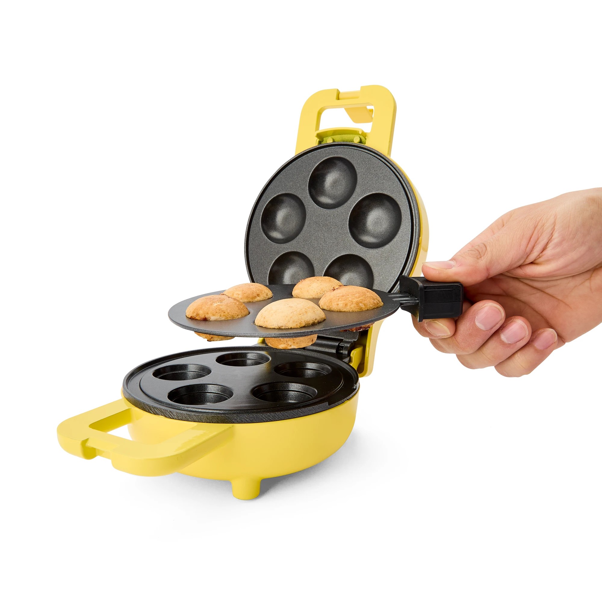 4 Mini Cupcake Maker - Yellow, 4 of 10