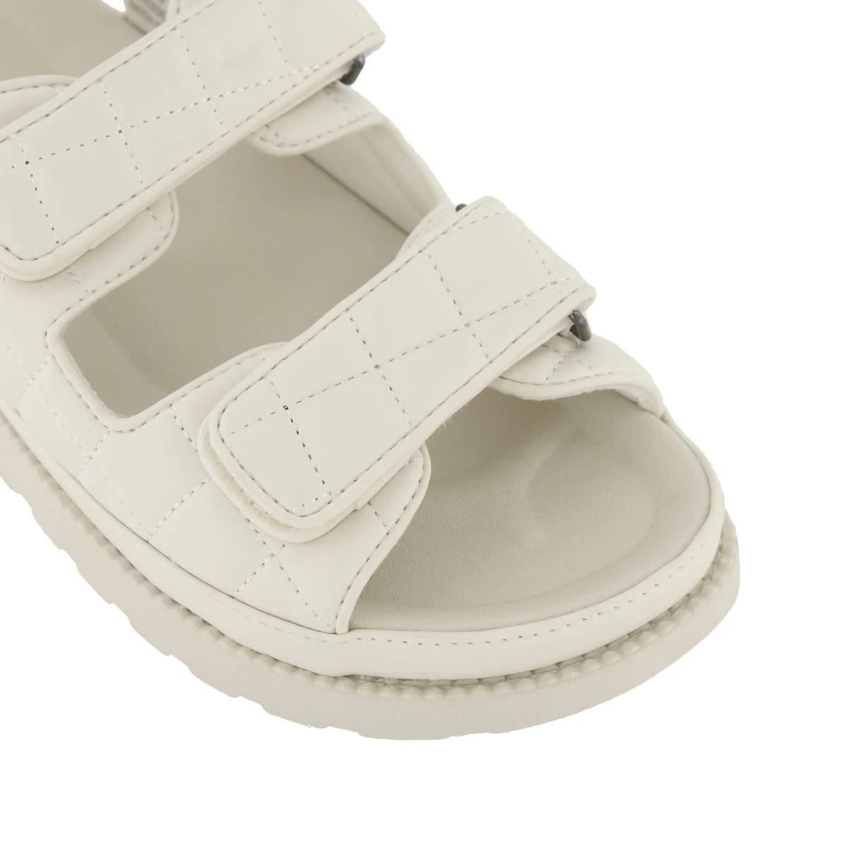 4 Triple Adjustable Sandals Ivory, 4 of 5