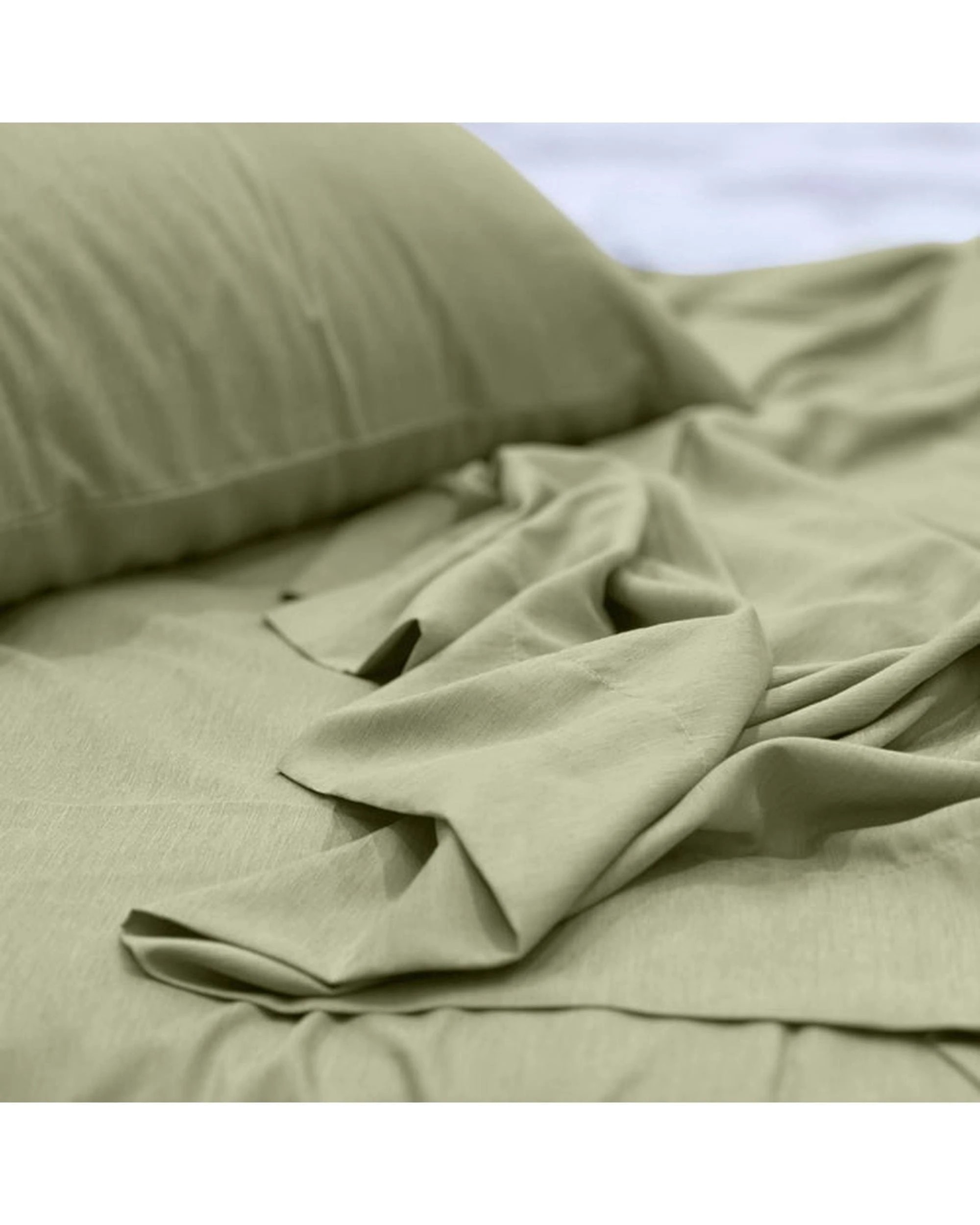 2 Odyysey Living Bamboo Blend Sheet Sets - Queen Bed - Green, 2 of 2