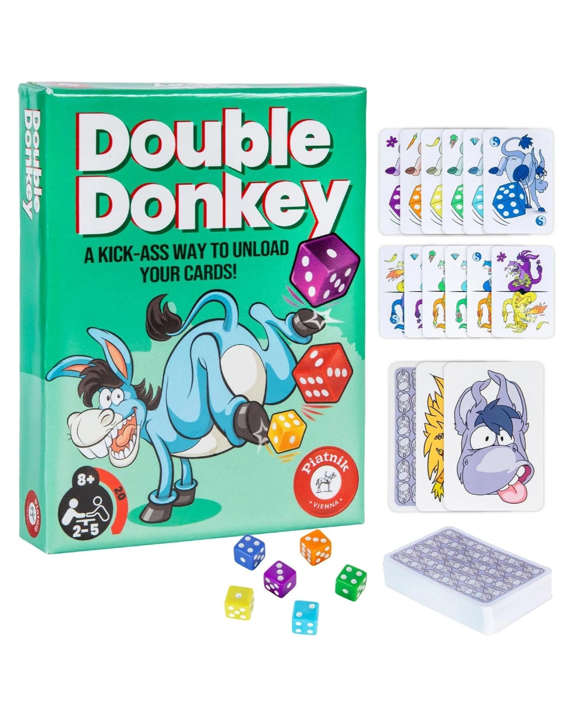 2 Piatnik Double Donkey Card Game, 2 of 3