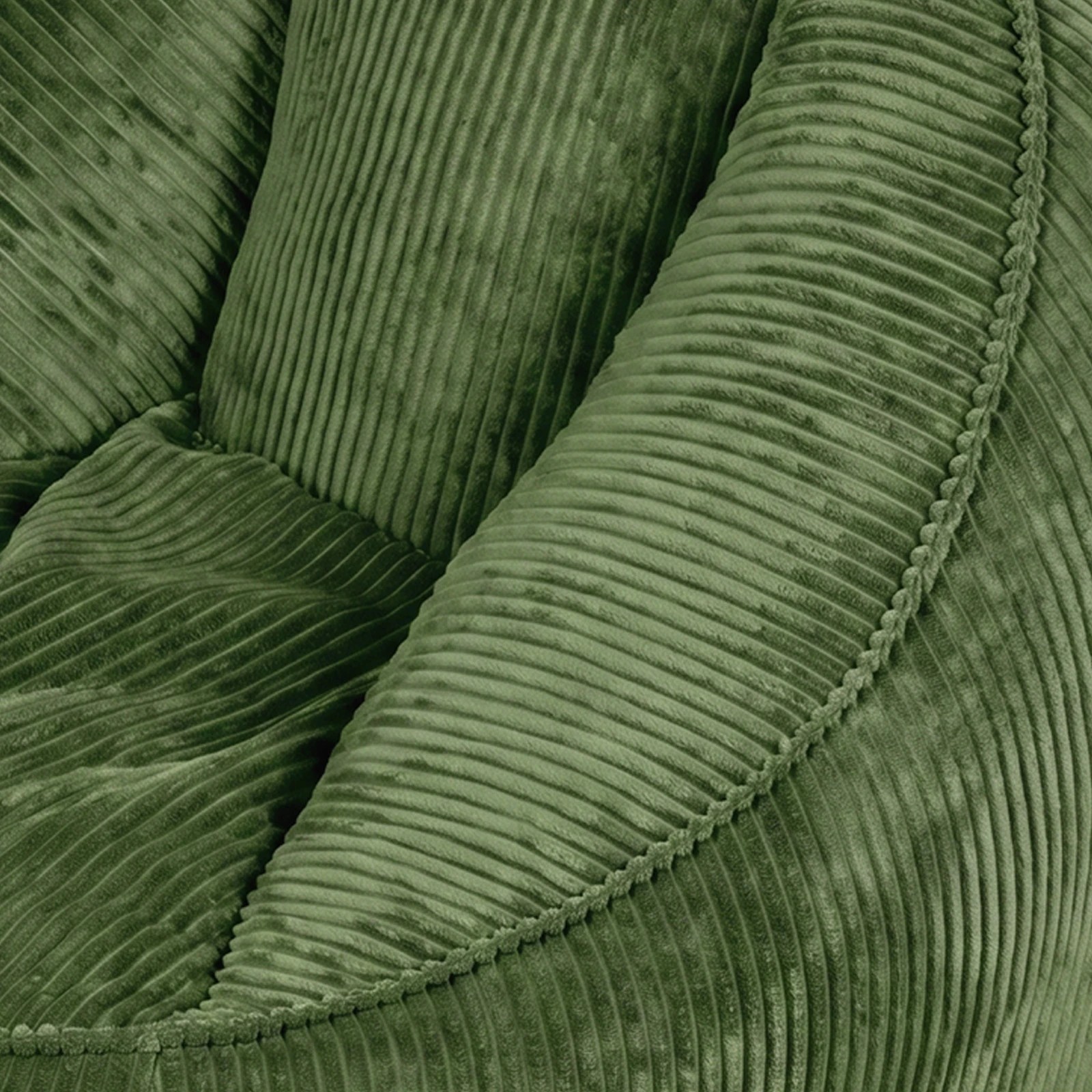 7 Advwin Bean Bag Chair Sofa w/ Handle Adults Teens Corduroy Lazy Floor Sofa - Green, 7 of 7