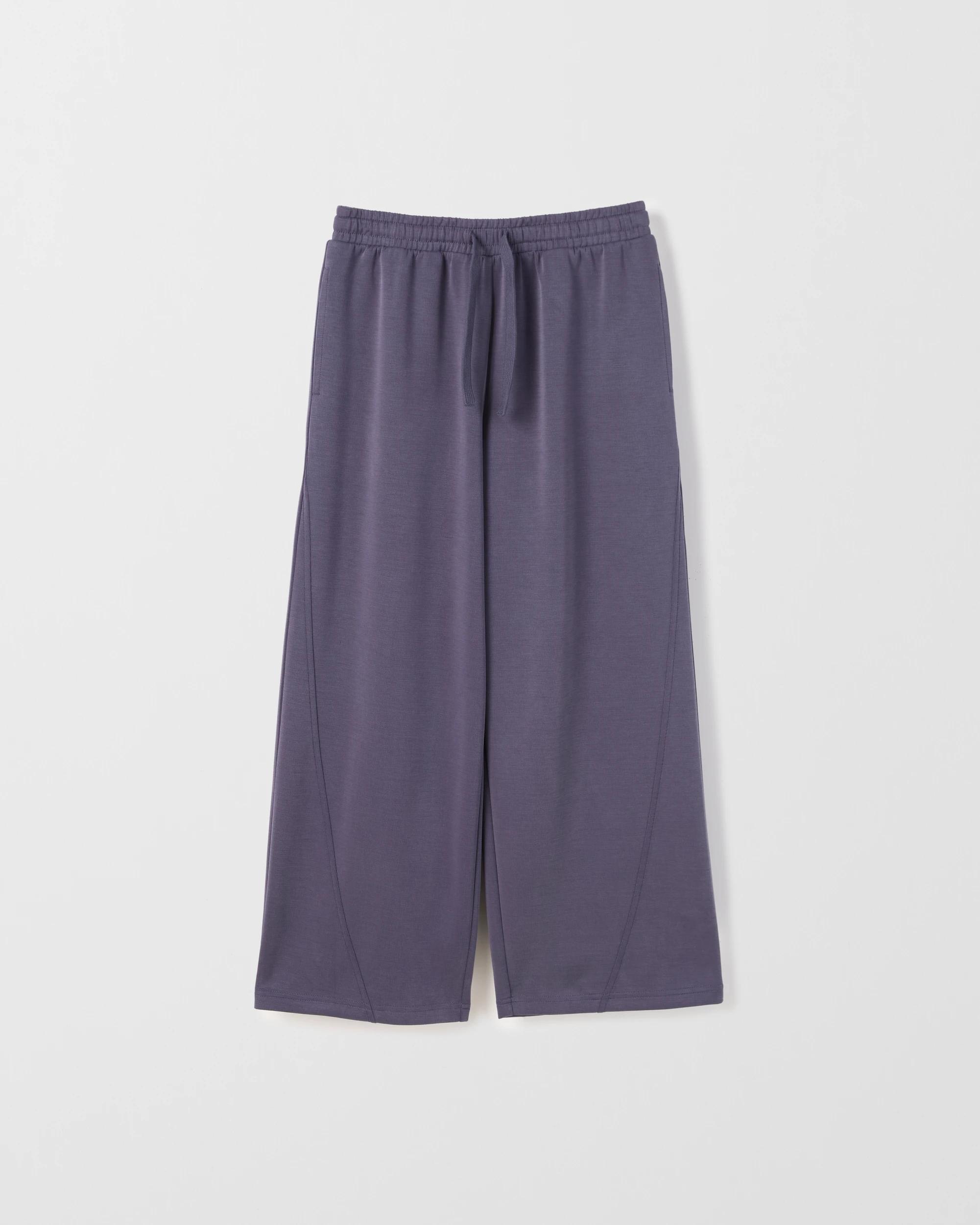 5 Target Kids Sandwash Scuba Wide Leg Trackpants NAVY, 5 of 5