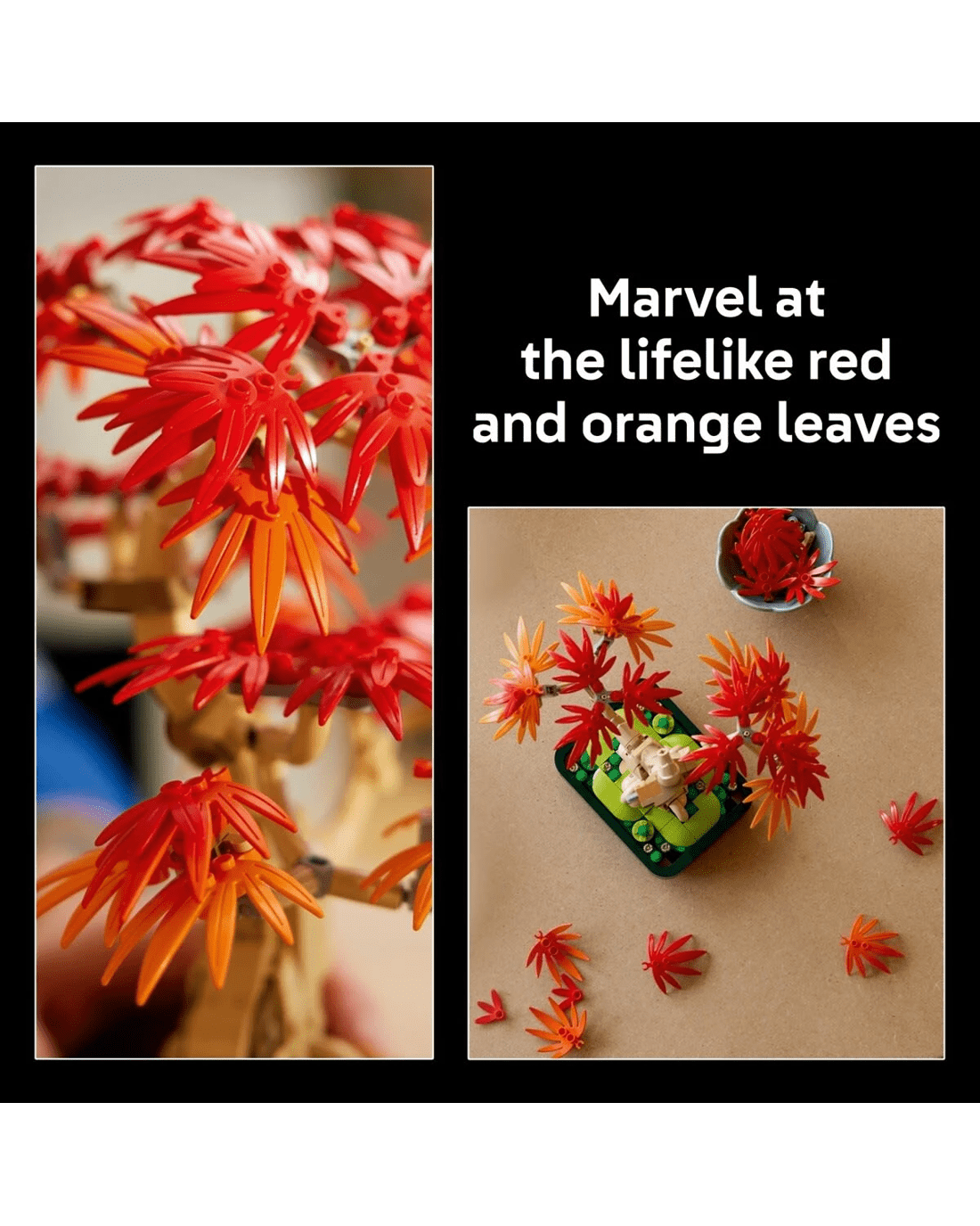 6 LEGO Botanicals Japanese Red Maple Bonsai Tree 10348, 6 of 10