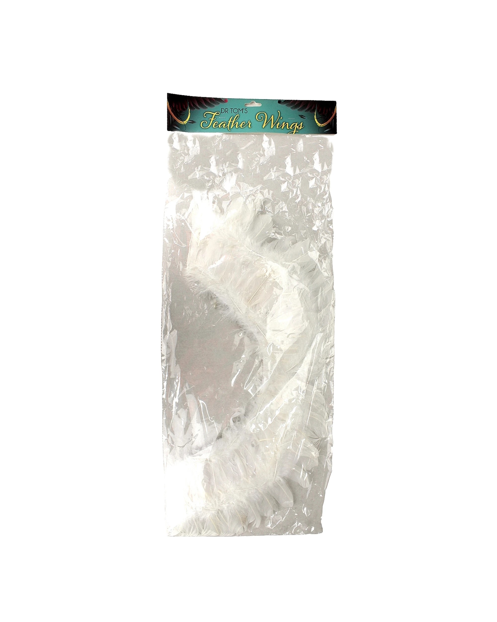 3 Tomfoolery Feathered Angel Wings Medium 70cm x 30cm - One Size - White, 3 of 4