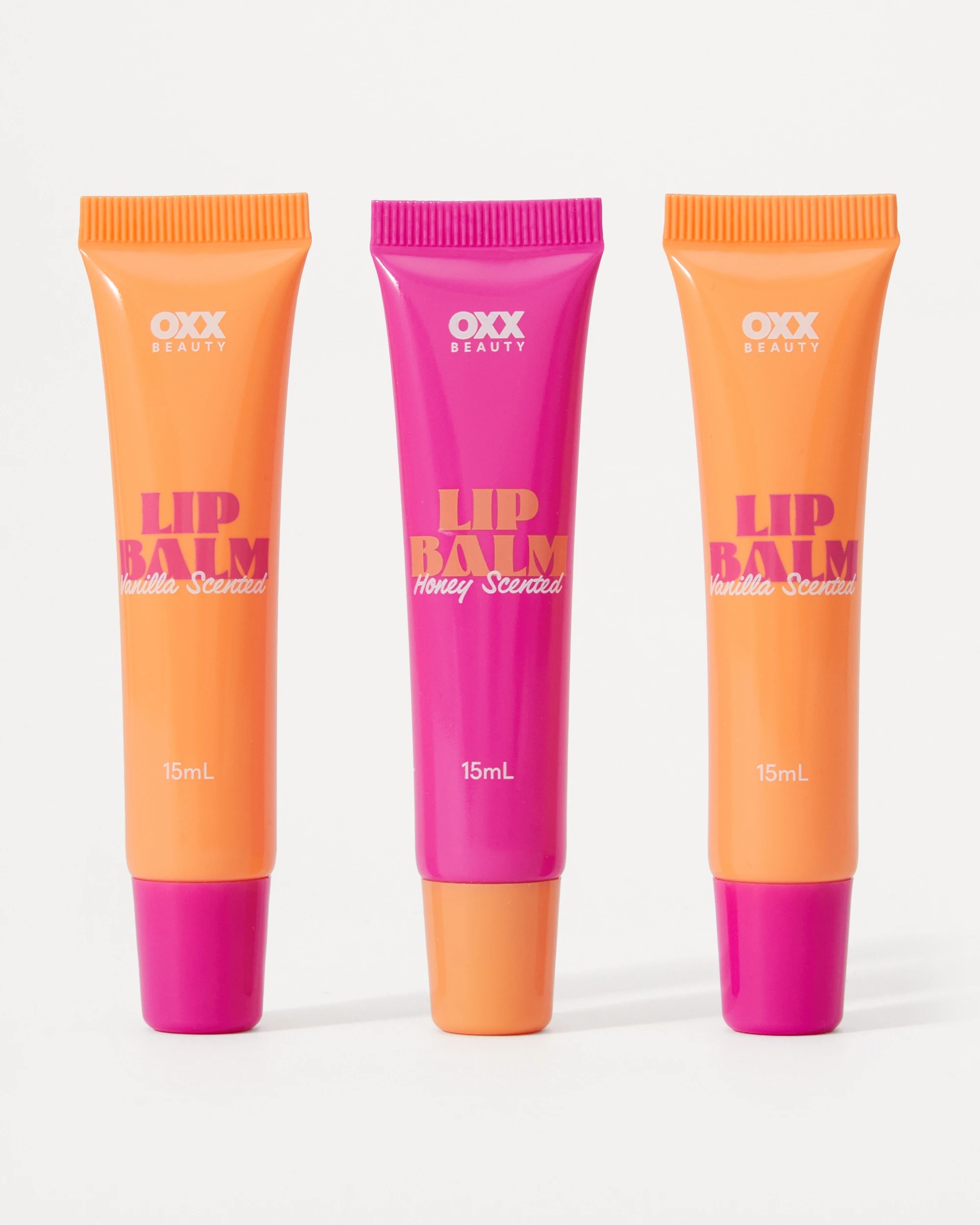 2 OXX Beauty Lucky Lips Lip Balm Trio - Vanilla and Honey Scented, 2 of 5