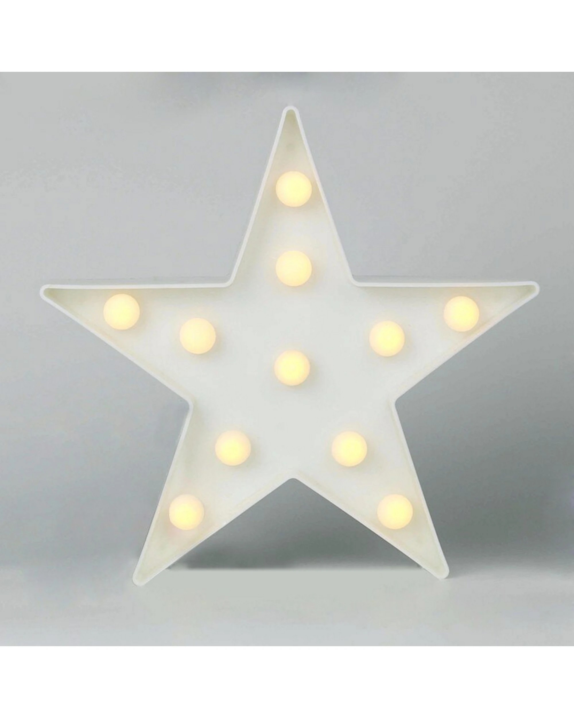3 Partyrama White Light Up LED Star Light, 3 of 5
