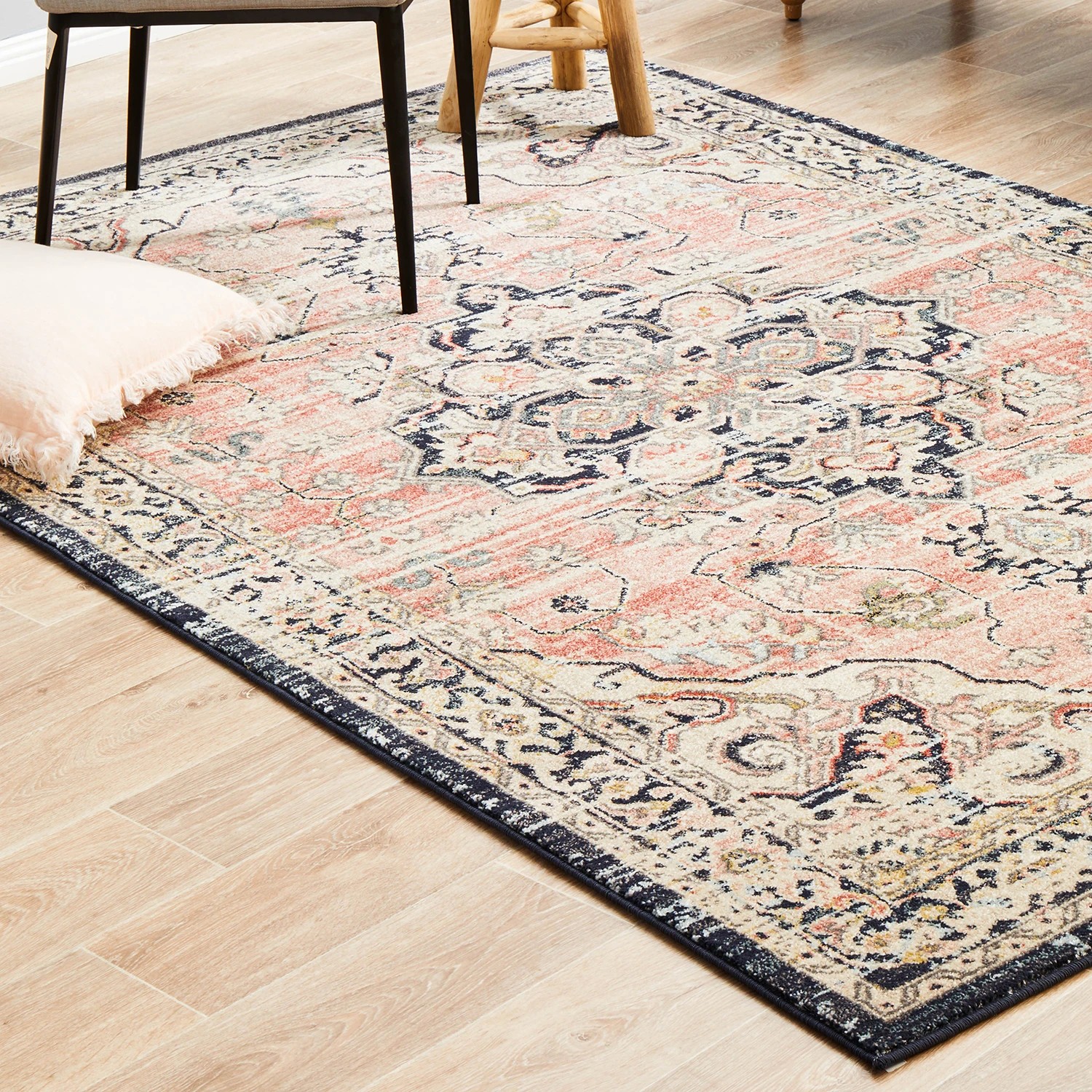 4 Common Ground Rugs Eterna 851 230x160cm - Medium Power Loomed Pet Friendly Floor Rug - Pink, 4 of 9