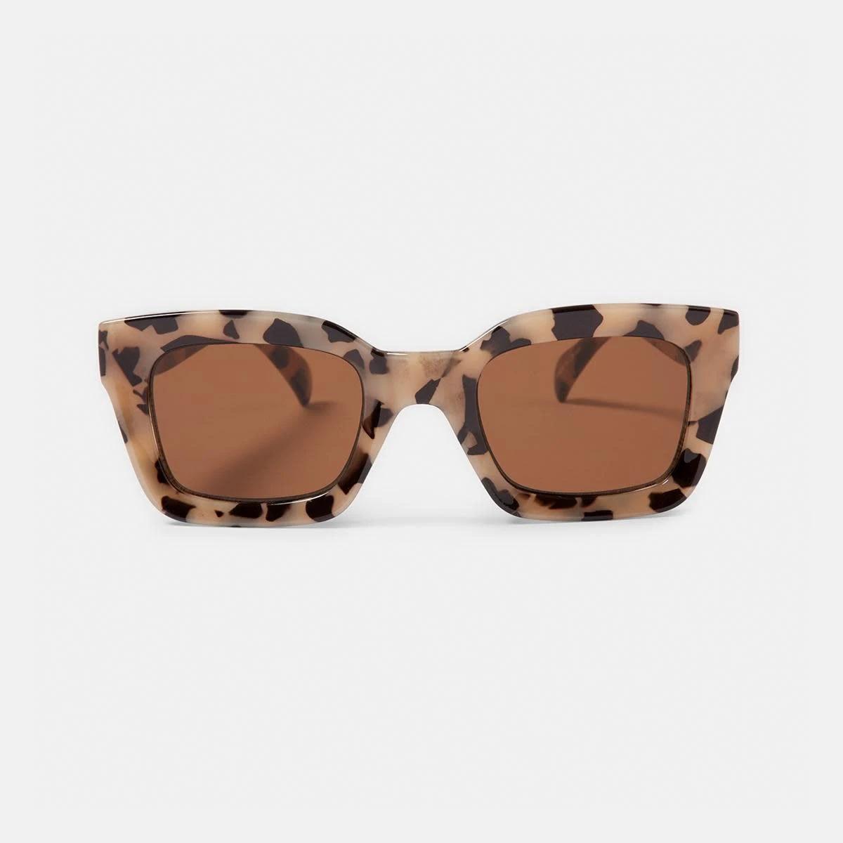 1 Rectangle Frame Sunglasses Mlky Trt, 1 of 5