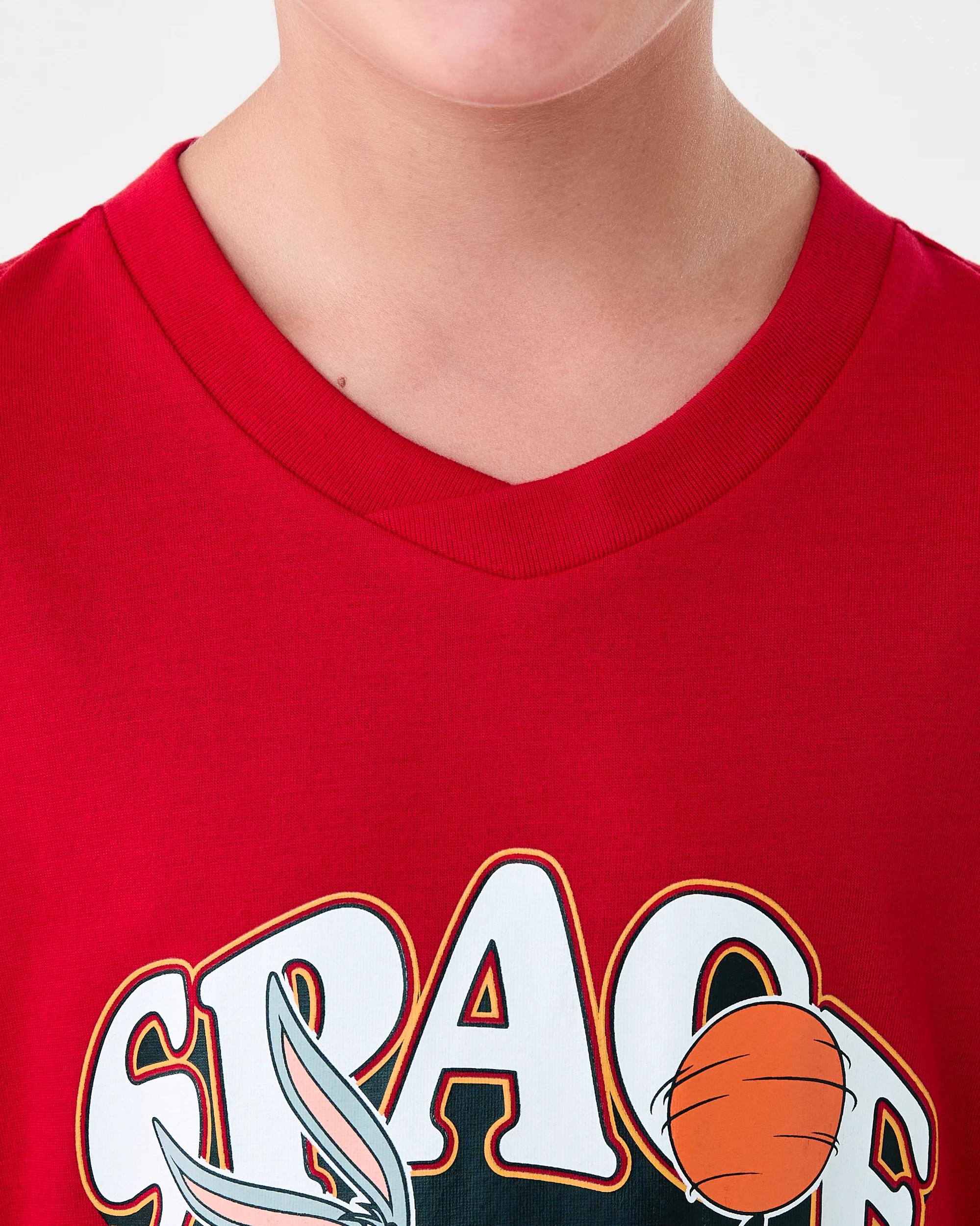 4 Everlast Kids Basketball T-shirt Red, 4 of 9