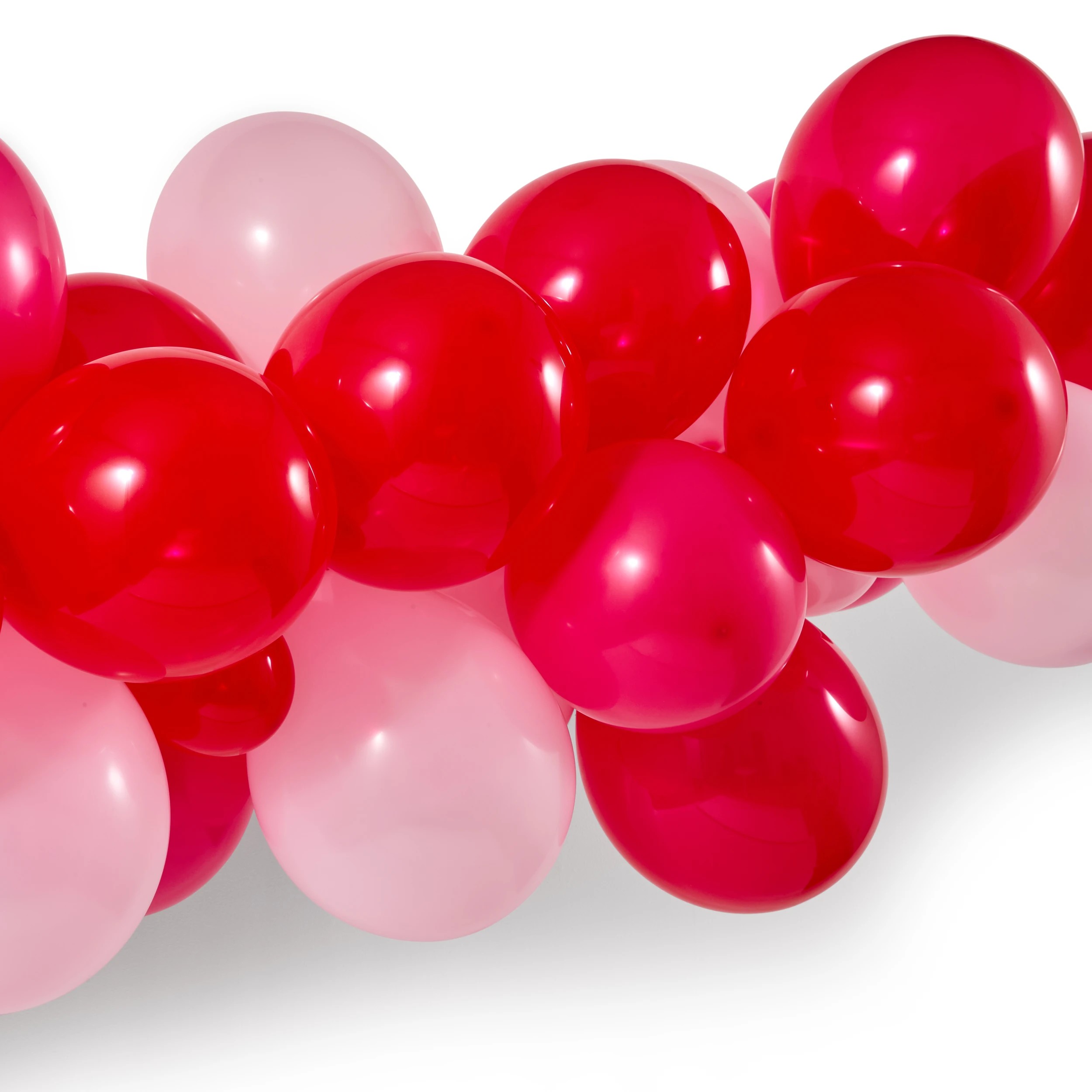 6 51 Piece Pink and Red Balloon Garland, 6 of 8