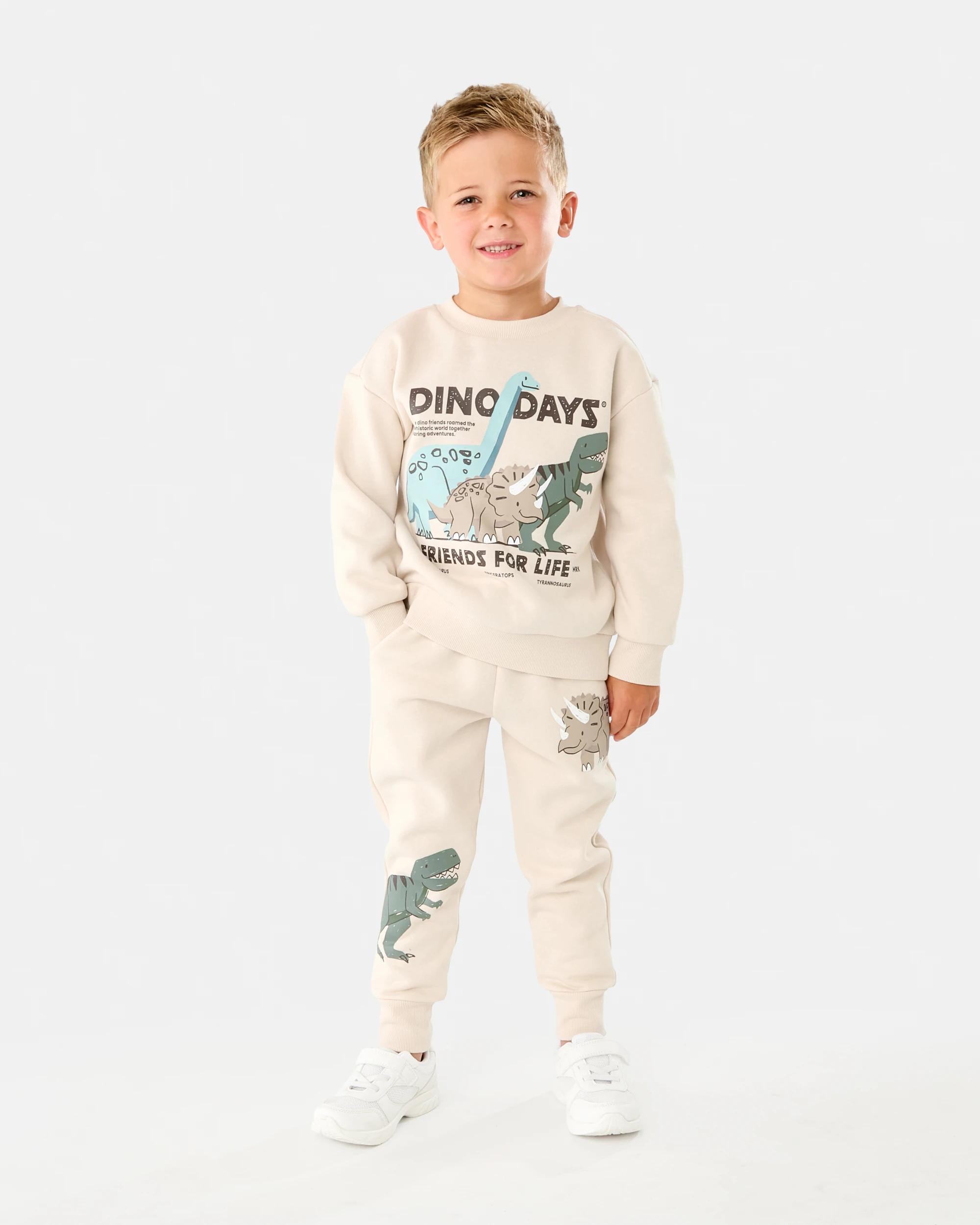 6 Print Crew Neck Sweatshirt Bge Dino, 6 of 7