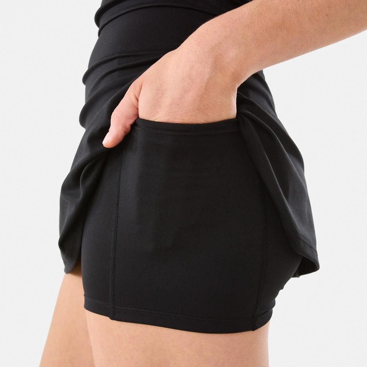 7 Active Womens Core Summer Skort BLACK, 7 of 7