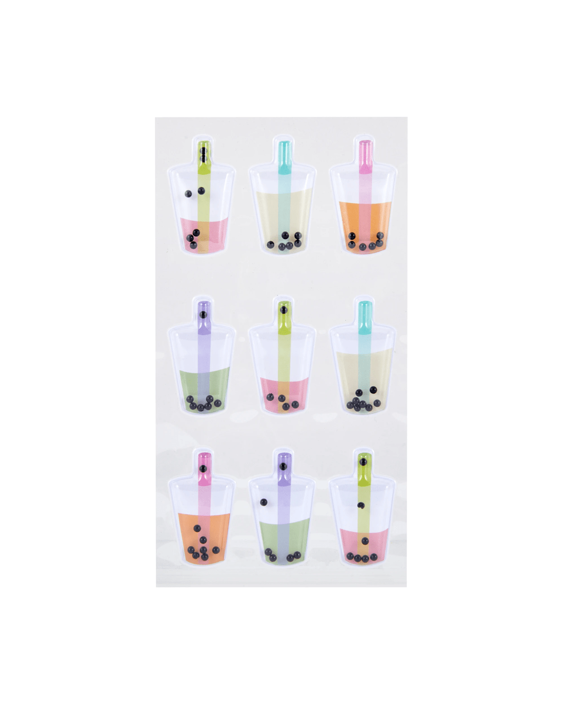 2 9 Piece Shaker Stickers - Bubble Tea, 2 of 2