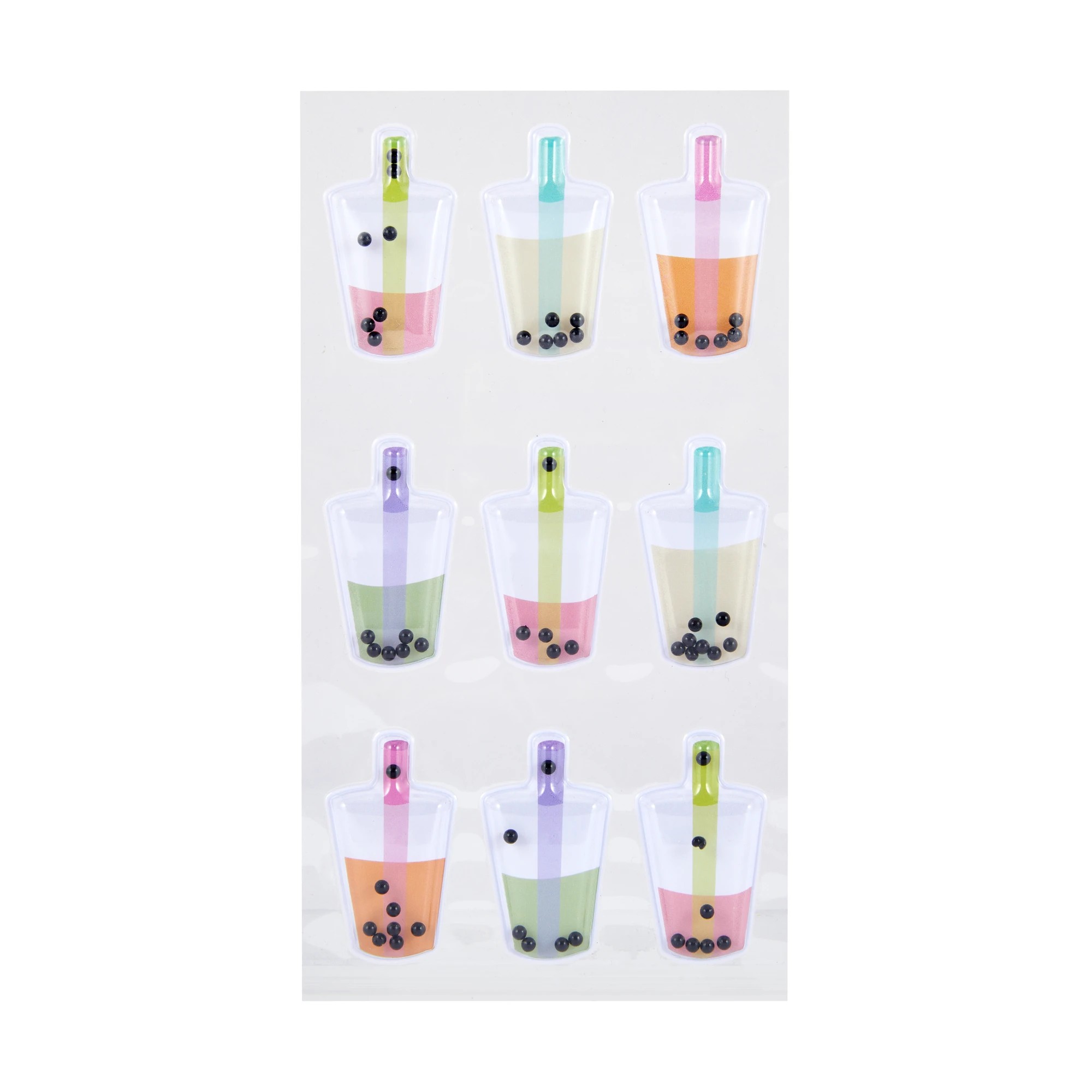 2 9 Piece Shaker Stickers - Bubble Tea, 2 of 2