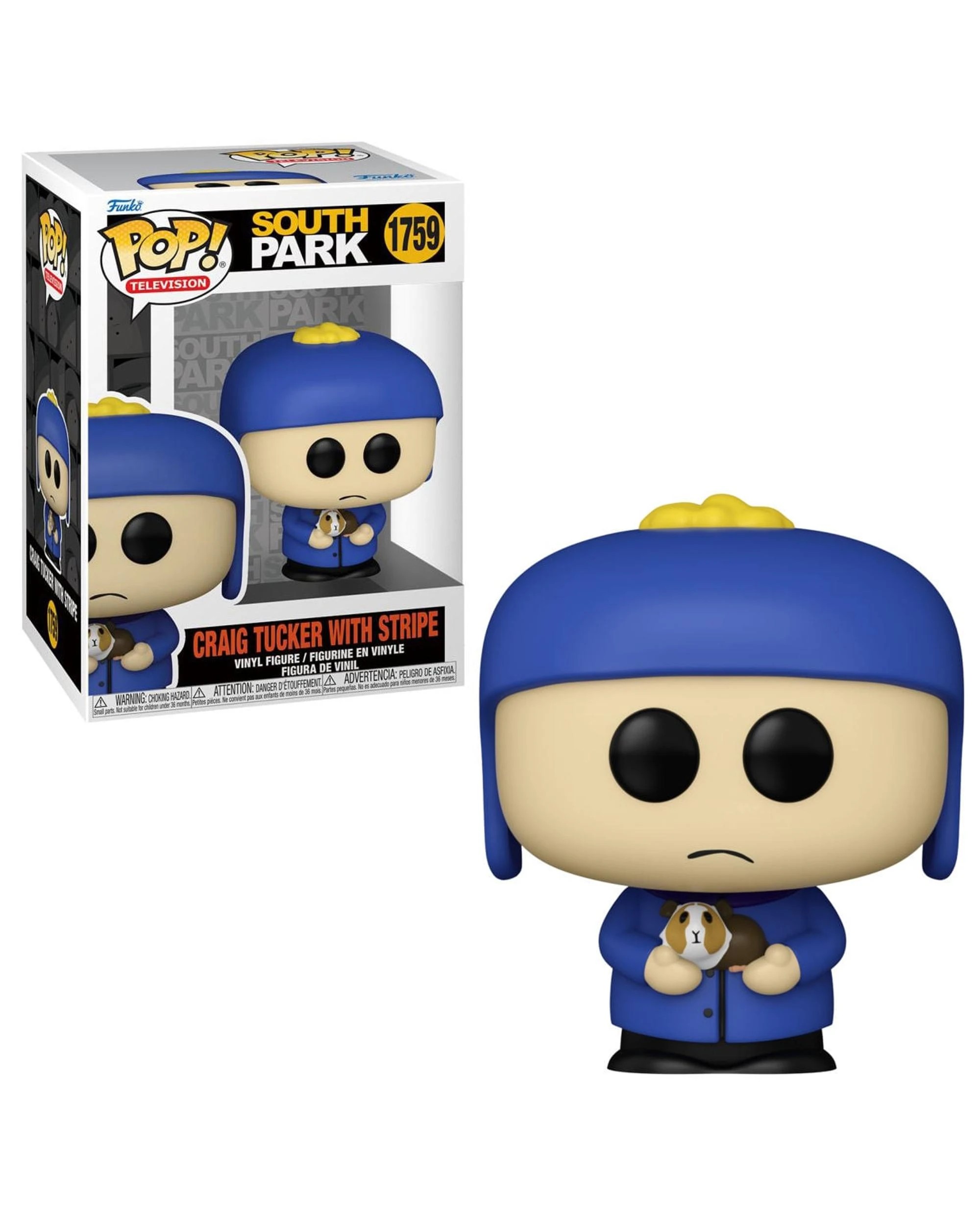 1 South Park Craig Tucker with Stripe Funko POP! Vinyl, 1 of 3