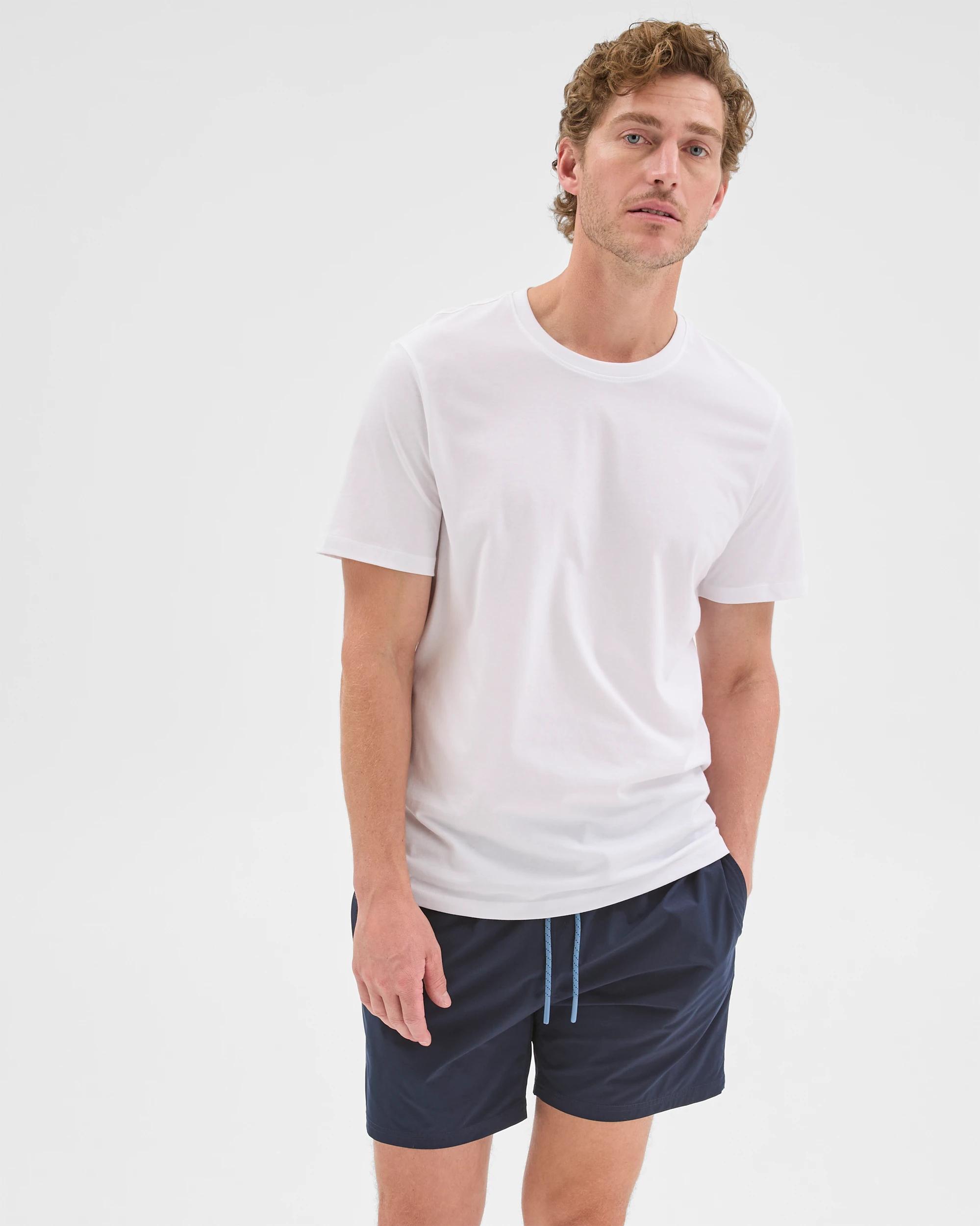 2 Target Man Elastic Waistband Bondi Shorts NAVY, 2 of 5