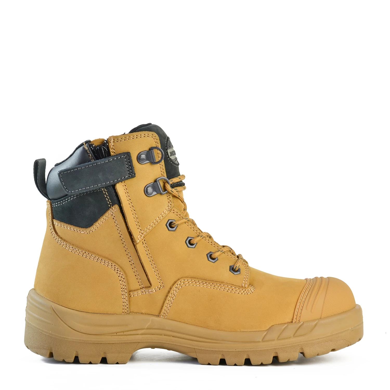 3 Zip Sided Safety Boots WHEAT, 3 of 6