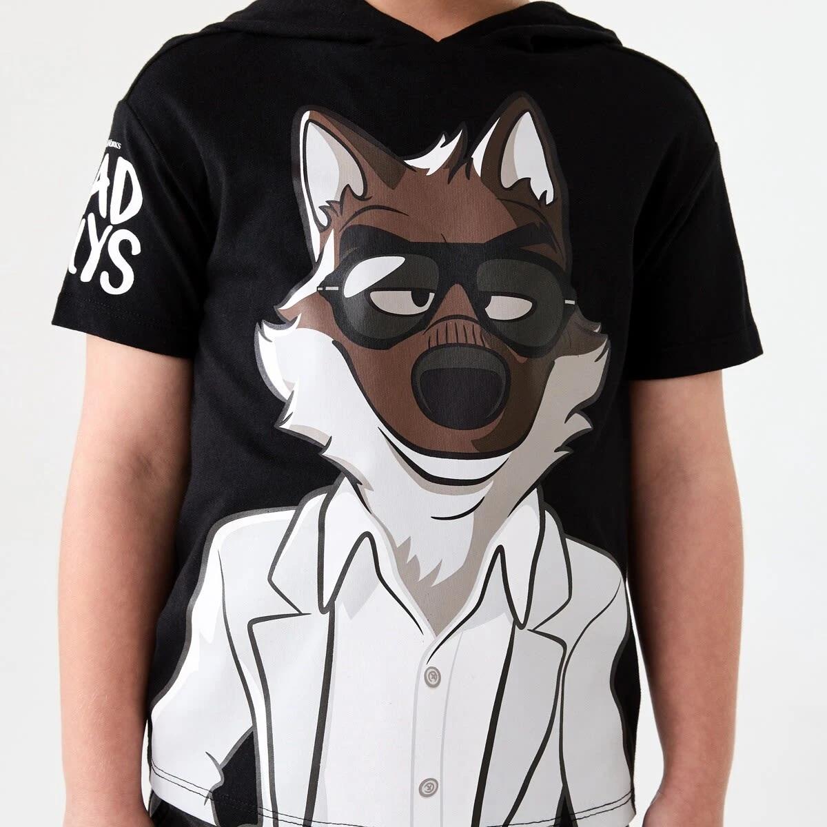 5 The Bad Guys License Character Hooded T-shirt BAD GUYS MR WOLF, 5 of 8
