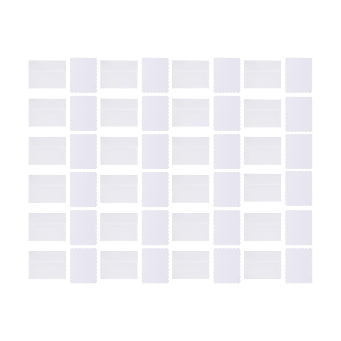 2 24 Pack Cards with Envelopes - White, 2 of 3