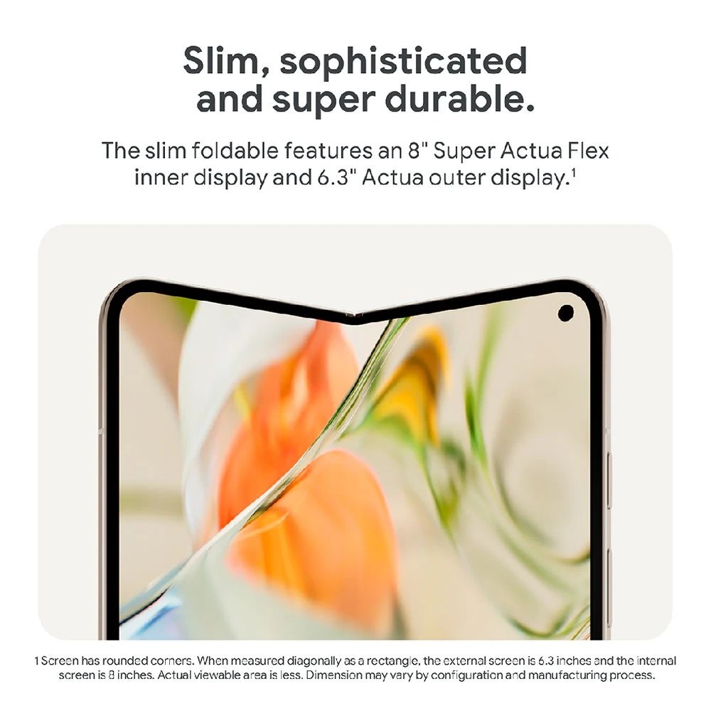 4 Google Pixel 9 Pro Fold 5G Smartphone 256GB Porcelain, 4 of 10