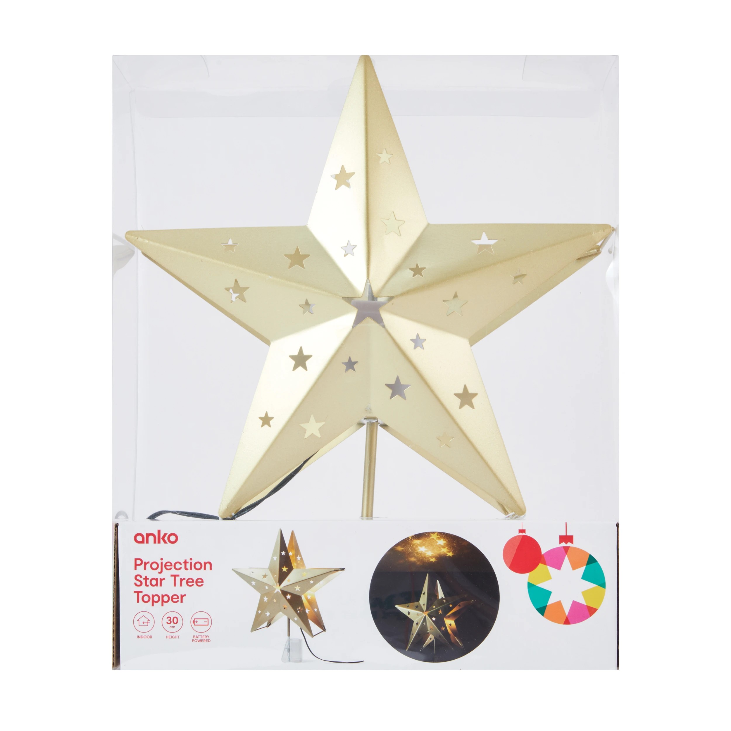 8 Projection Star Tree Topper, 8 of 9