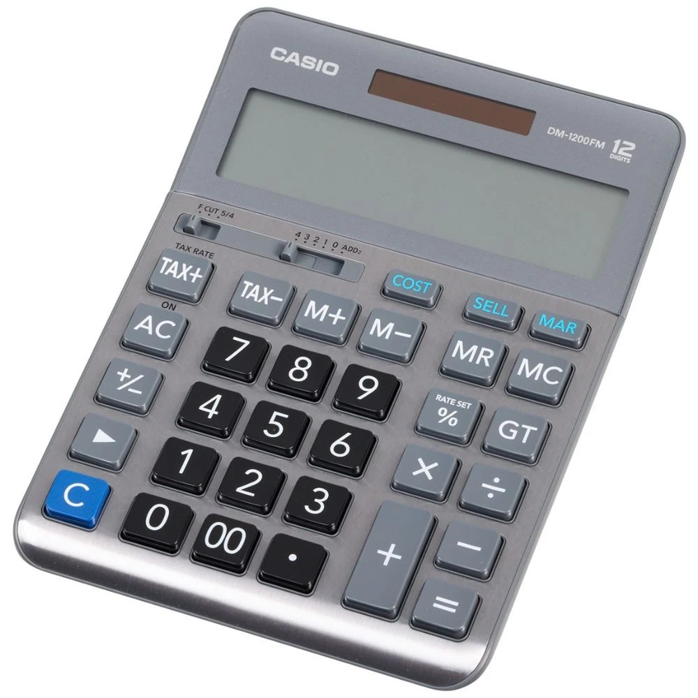 2 Casio DM-1200FM Desktop Calculator, 2 of 4