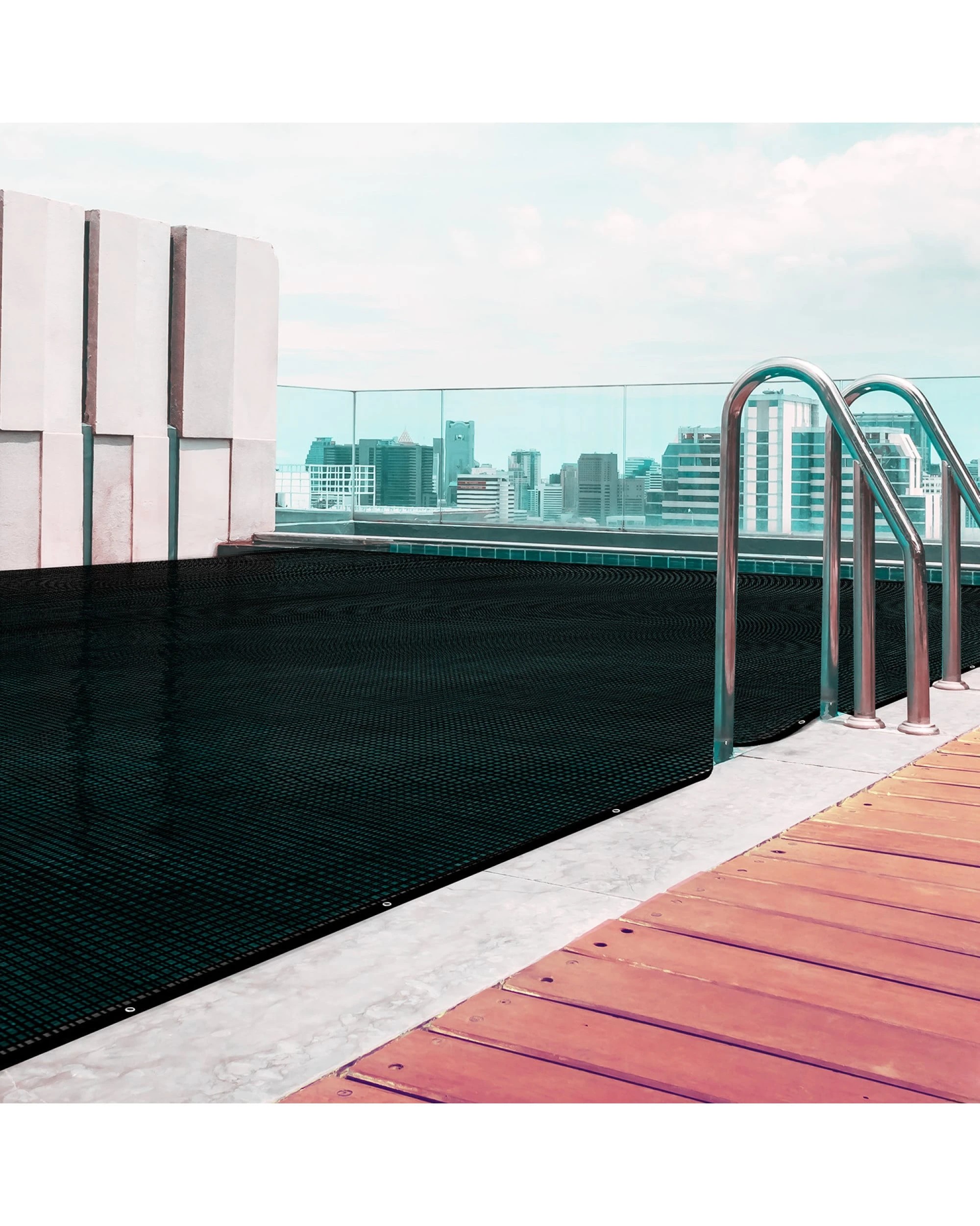 4 HydroActive 3 x 5m UV-Resistant Pool Leaf Net Cover - Black, 4 of 7