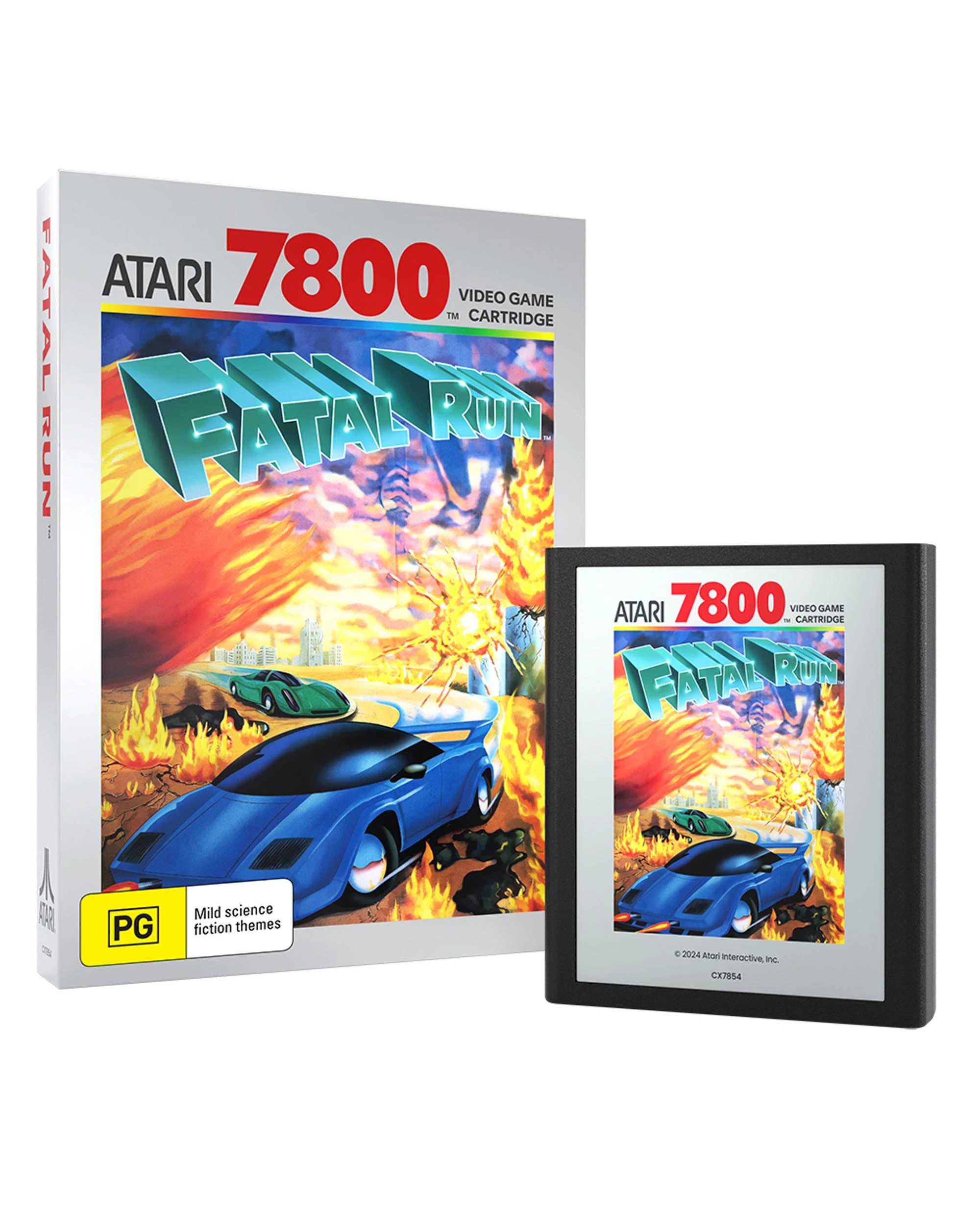 1 Atari Inc. Atari Fatal Run 7800, 1 of 5