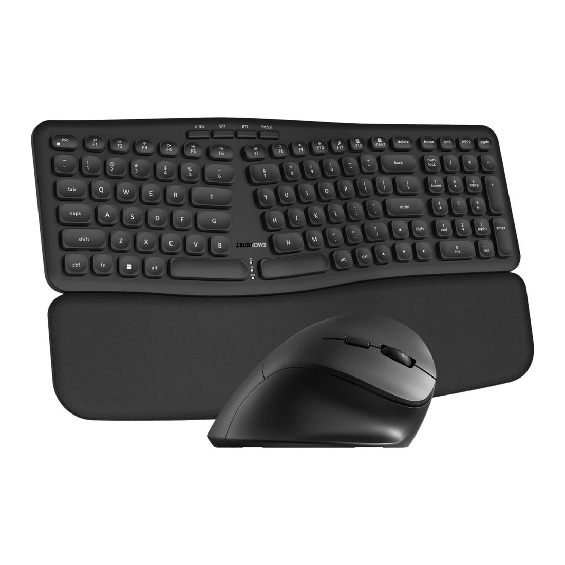 2 J.Burrows MK450 Wireless Ergonomic Keyboard and Mouse Combo, 2 of 9