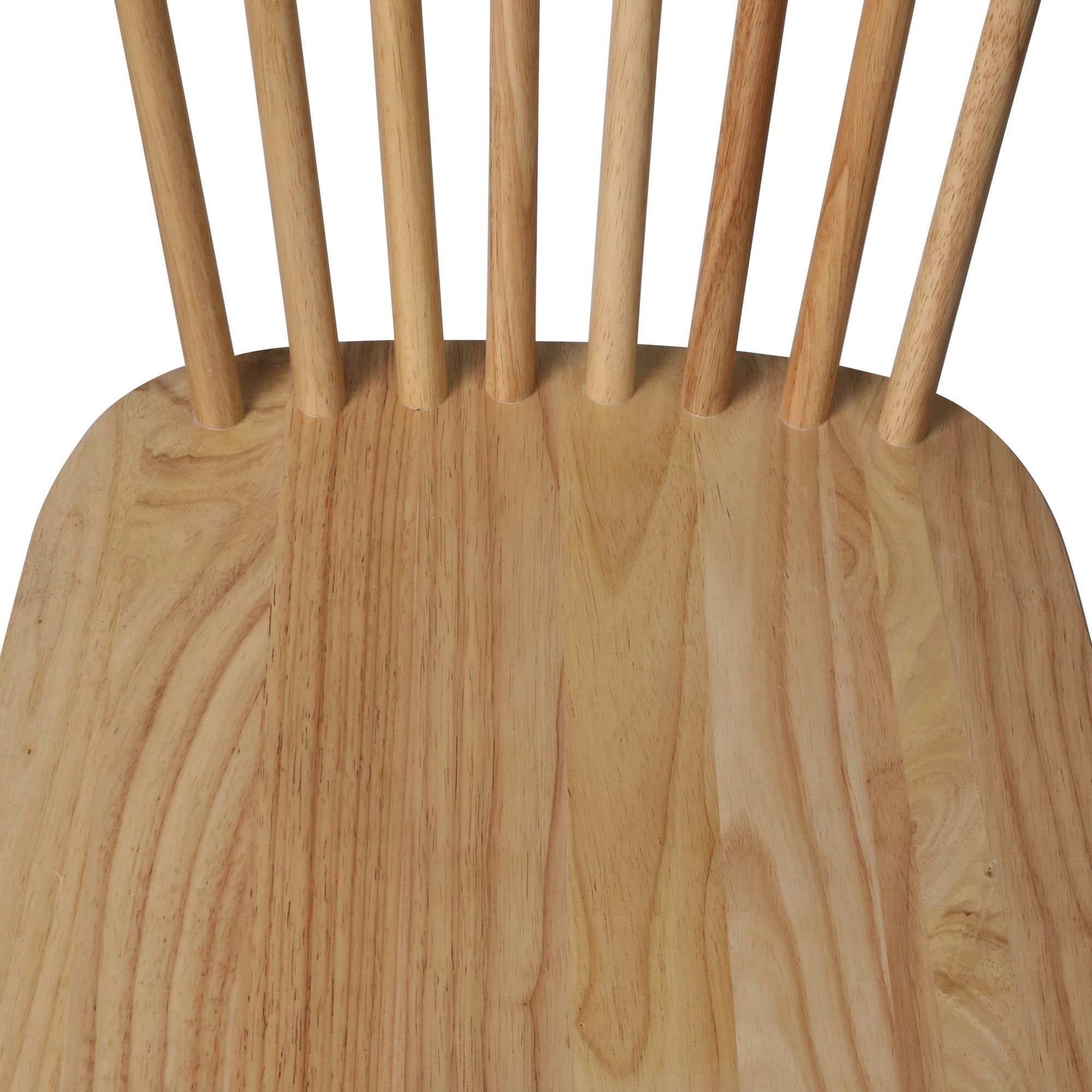 6 Levede 1 Set Of 4 Levede Windsor Dining Chairs - Oak, 6 of 6