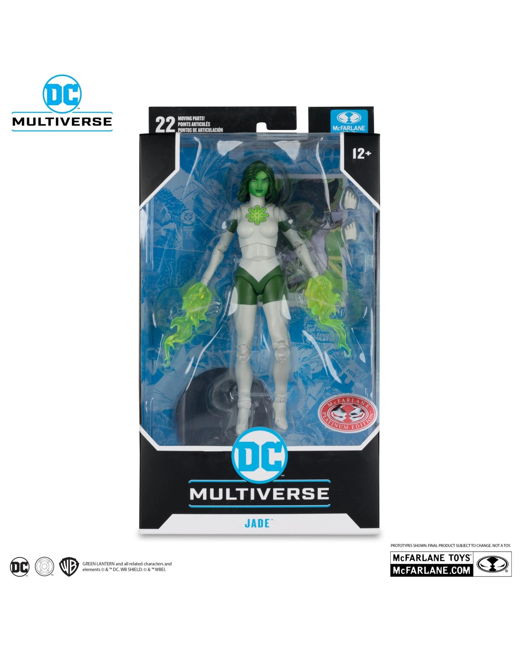 7 DC Multiverse Green Lantern Corps Jade Red Platinum Edition 7 inch Action Figure, 7 of 9