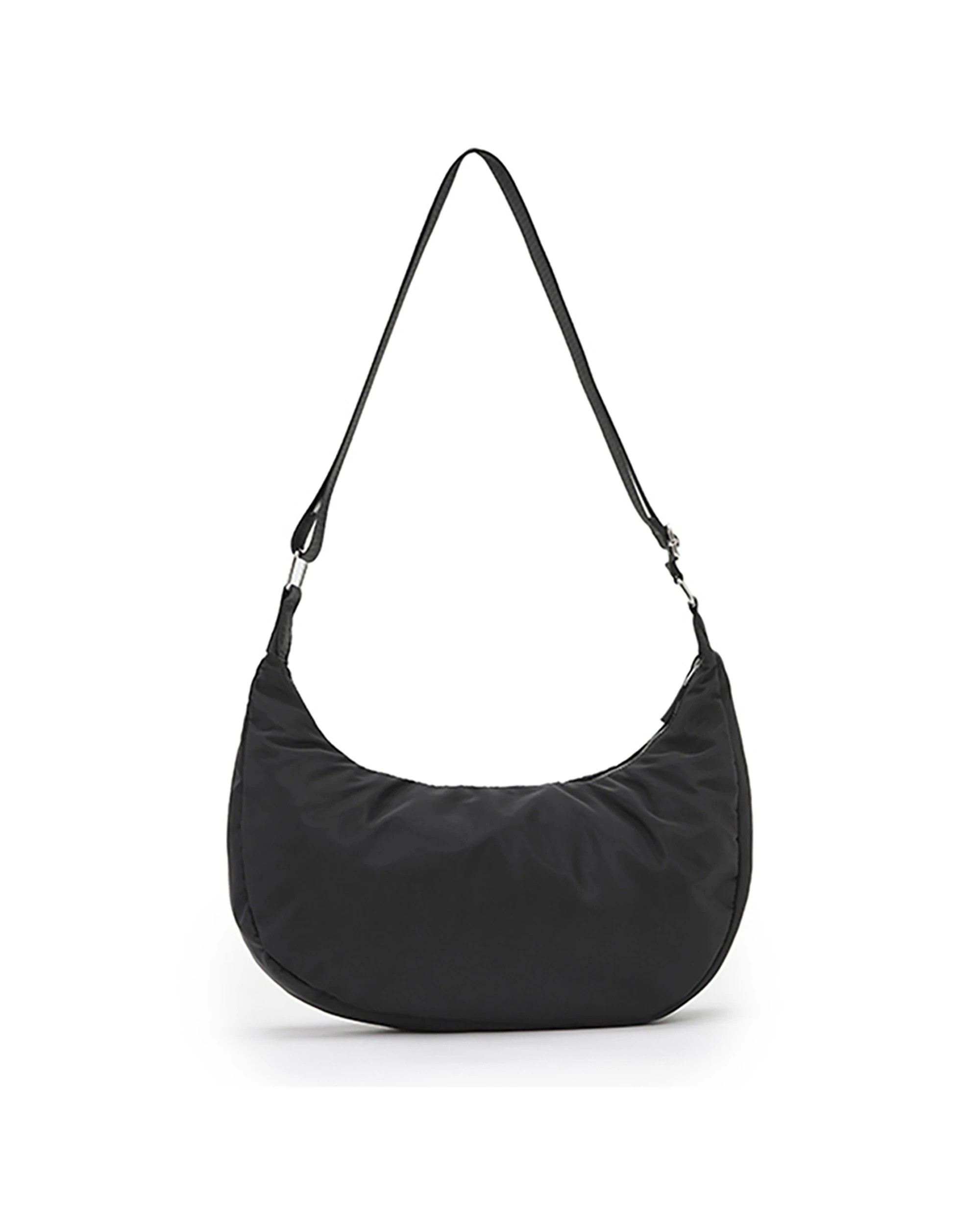 2 Tosca Everyday Hobo Shoulder Compact Handbag - Black, 2 of 3