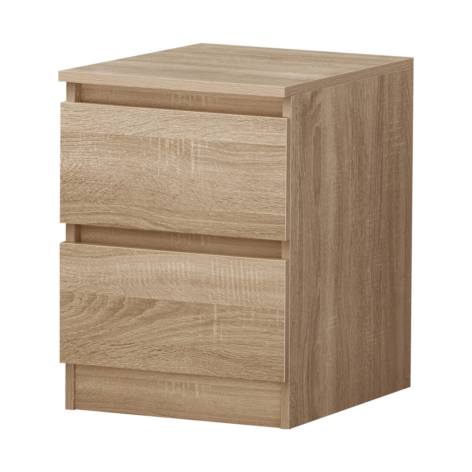 1 Alfordson Bedside Table Nightstand Storage Cabinet Side End Table - Wood, 1 of 10