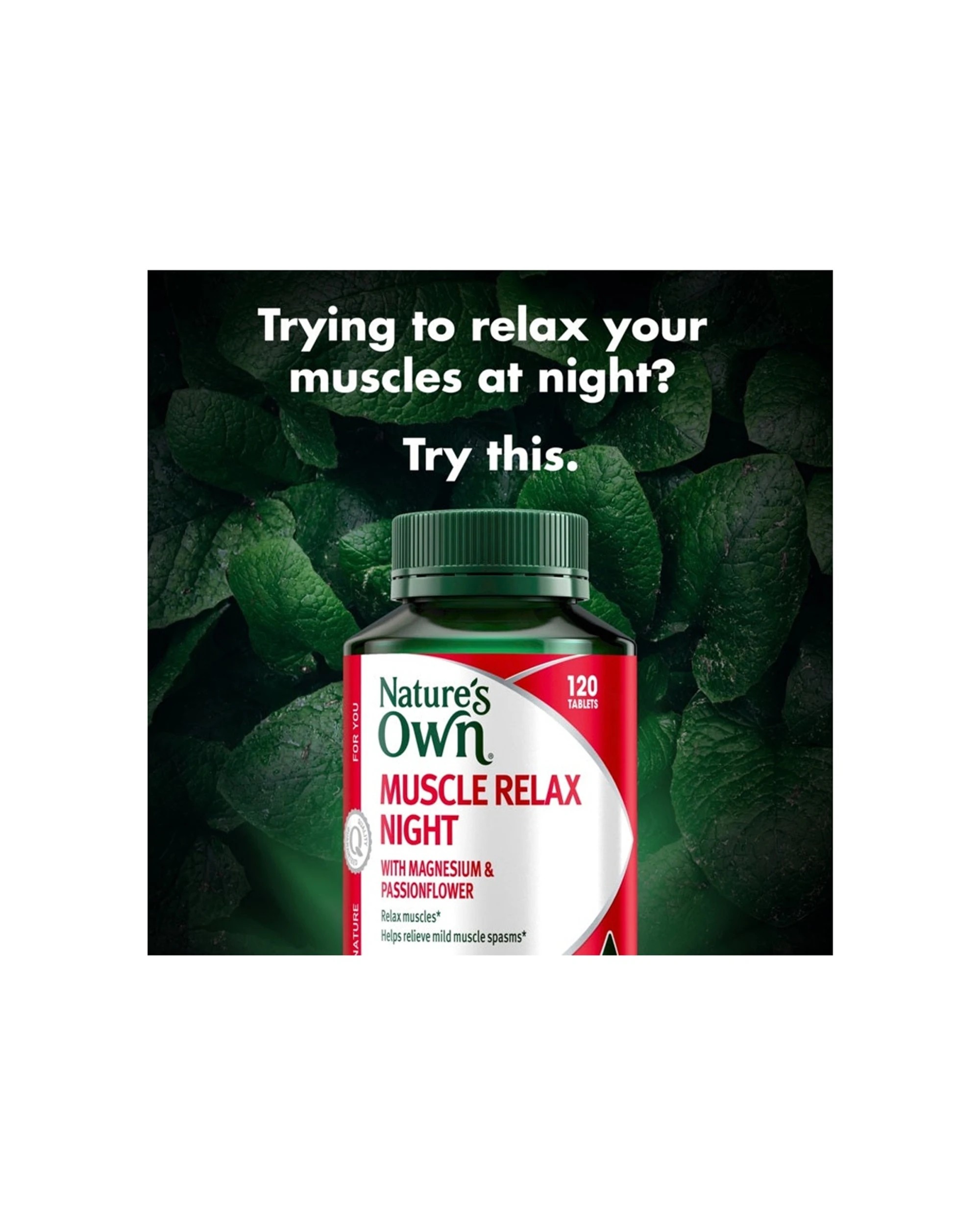 4 Nature's Own 120pc Muscle Relax Night Tablets Magnesium Supplement, 4 of 7