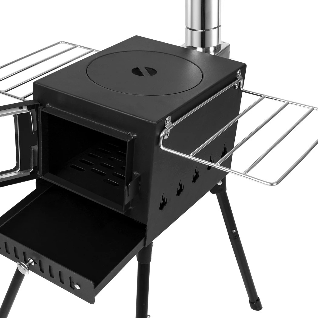 5 Moyasu Camp Oven Stove Long Chimney Portable Camping Outdoor Cooking Picnic, 5 of 7