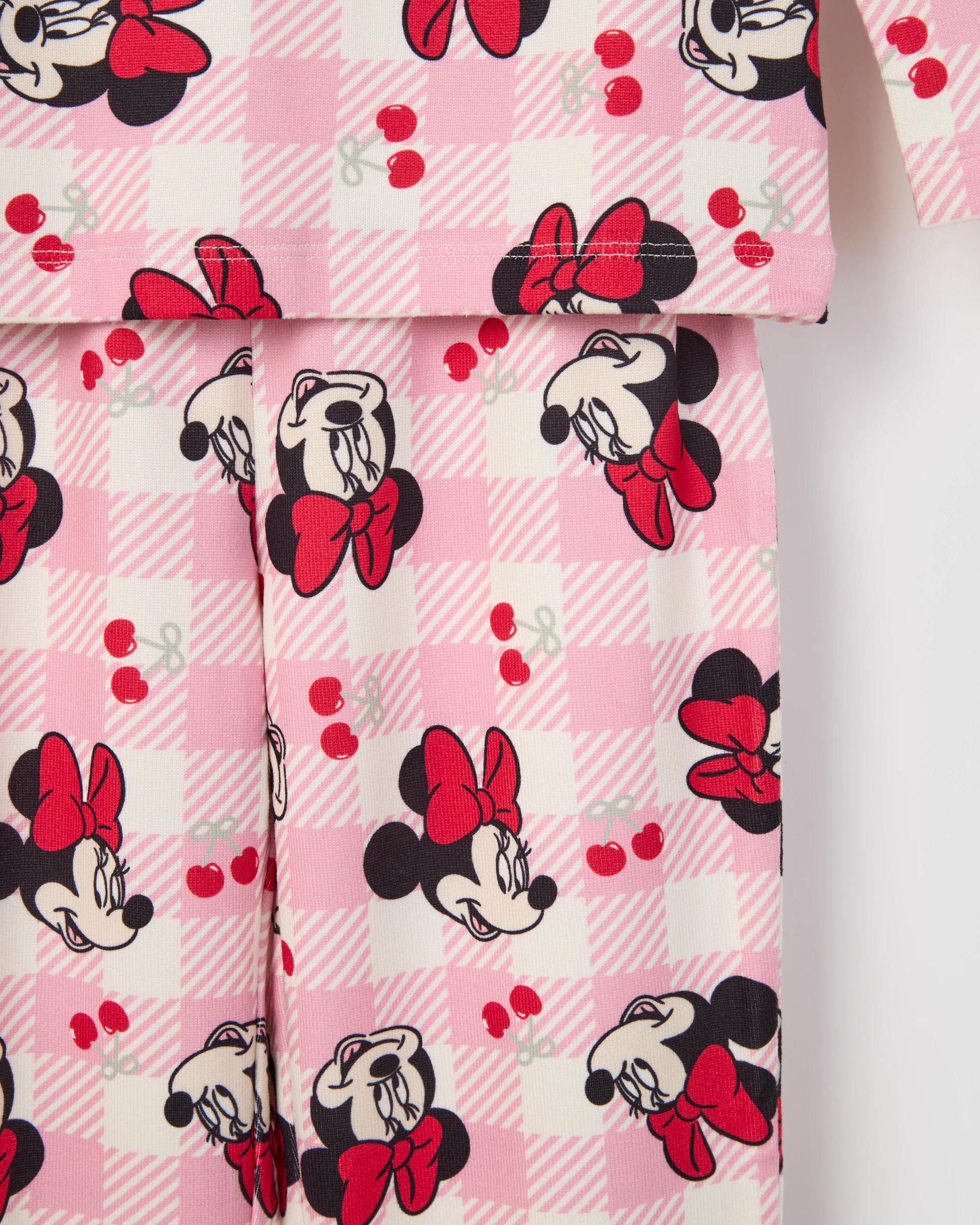 6 Disney Minnie Gift Pack Younger Girls Hacci Knit Pyjama Set MINNIE, 6 of 8