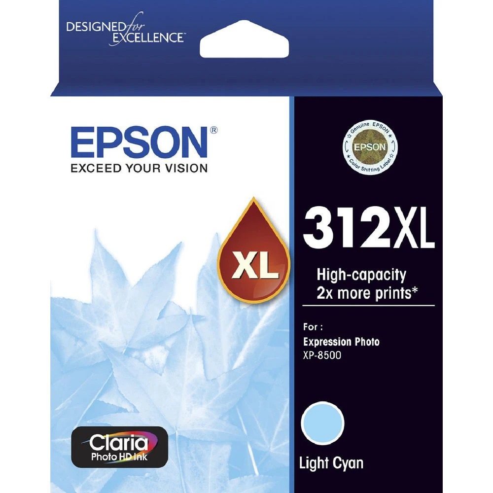 1 Epson 312XL Photo HD Ink Cartridge Light Cyan, 1 of 1