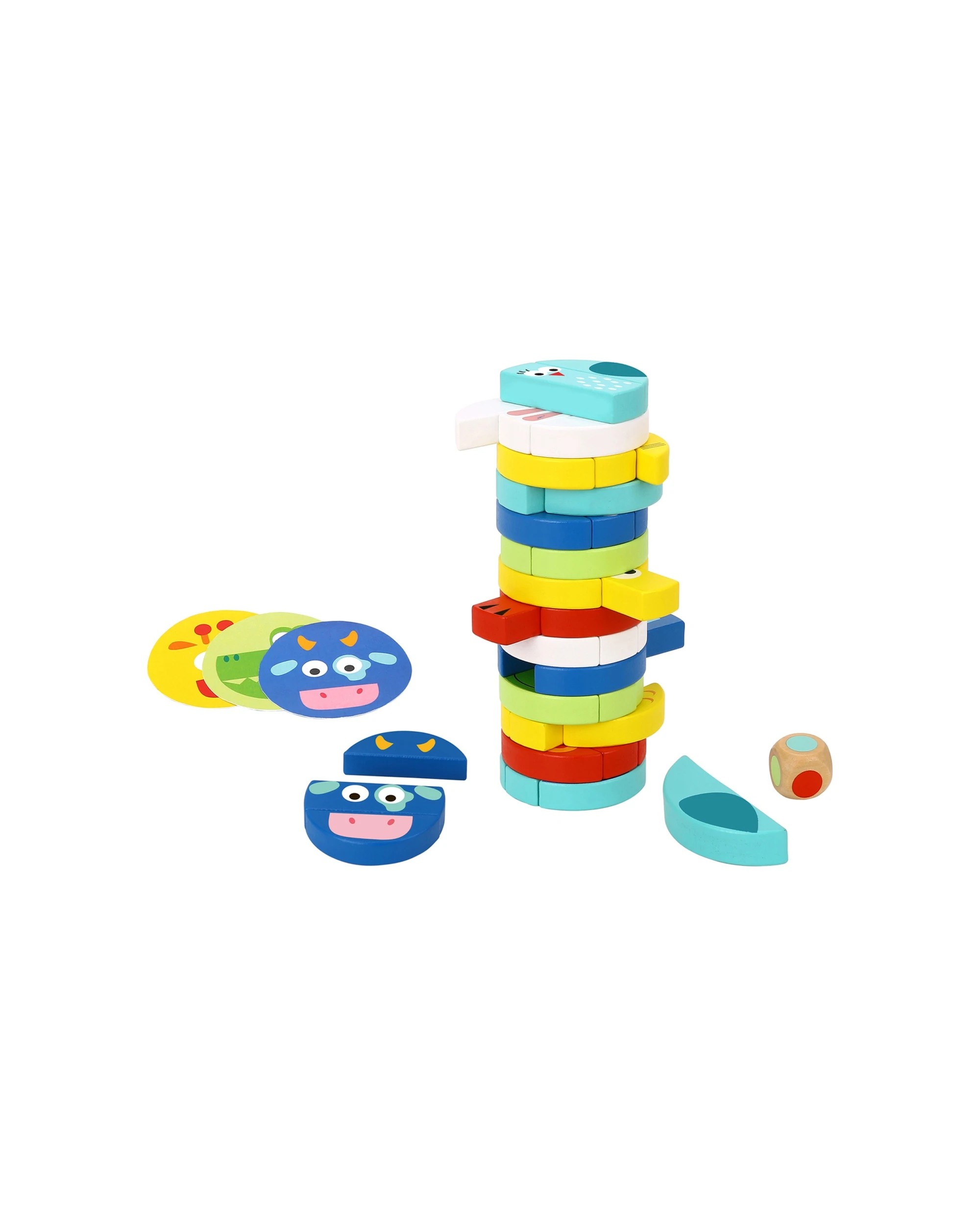 1 Tooky Toy Toddler Children's Stacking Fun Educational Activity Game Animal - Multi, 1 of 4