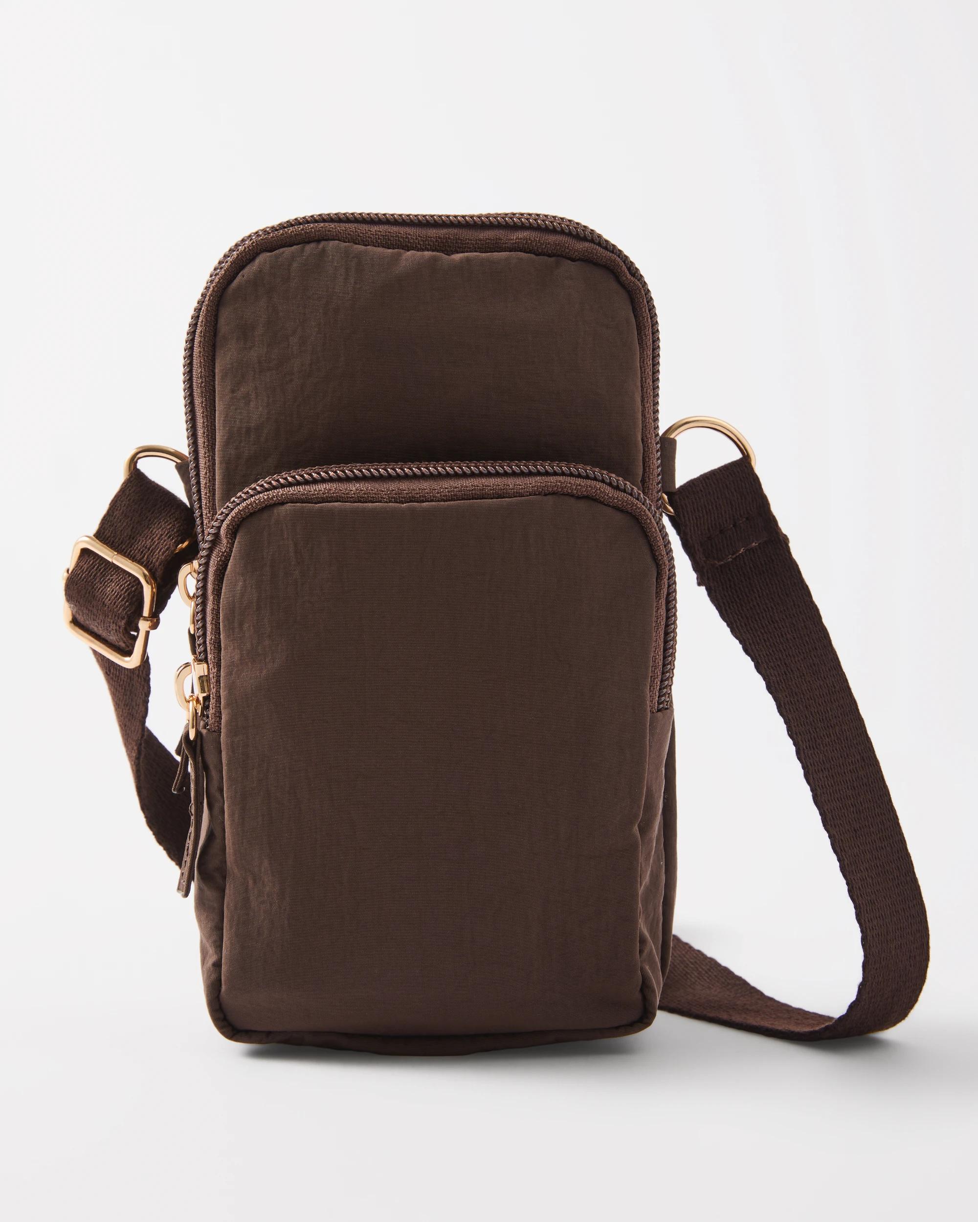 1 Urban Phone Bag Deep Choc, 1 of 6