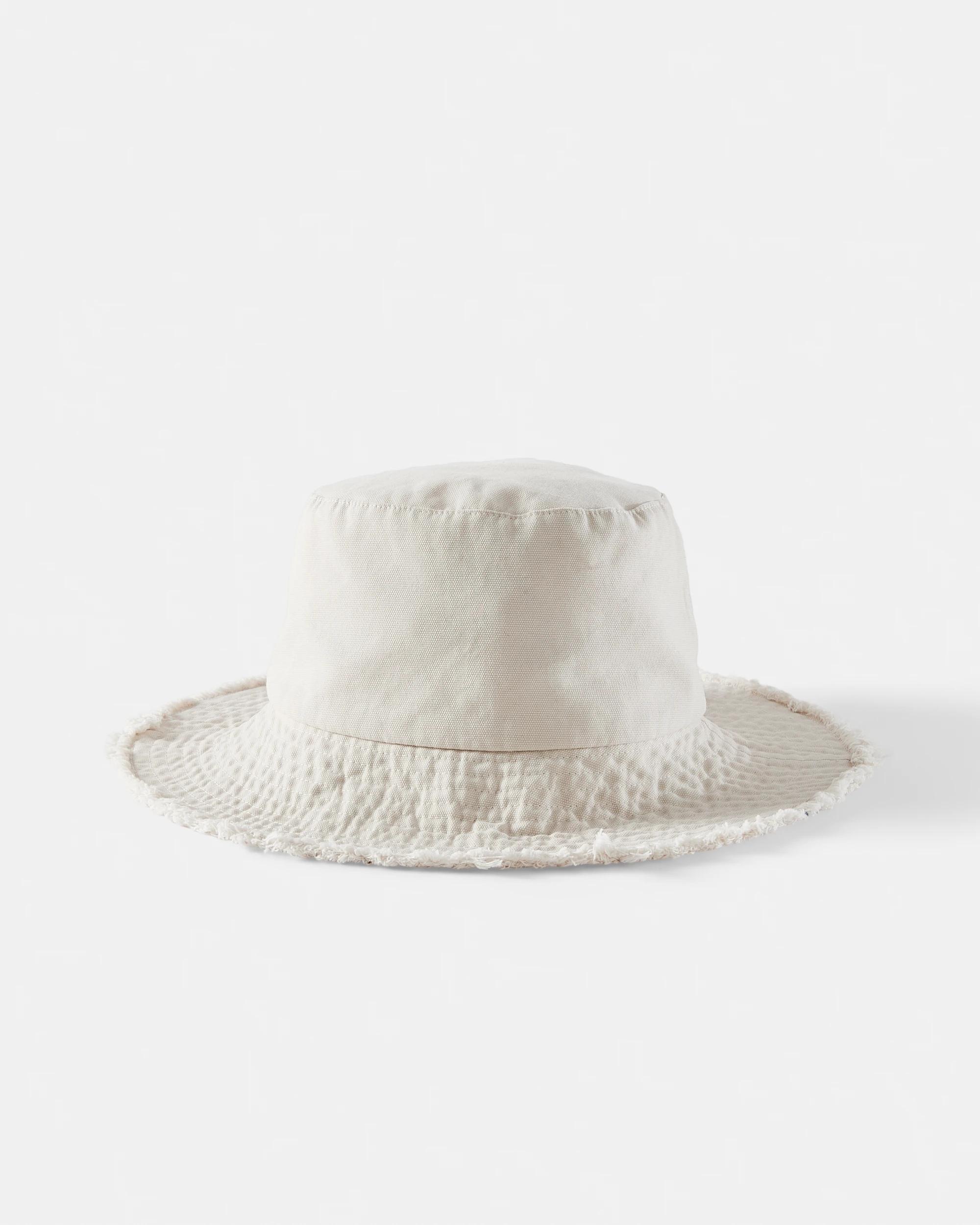 1 Draw String Bucket Hat Nat Beige, 1 of 2