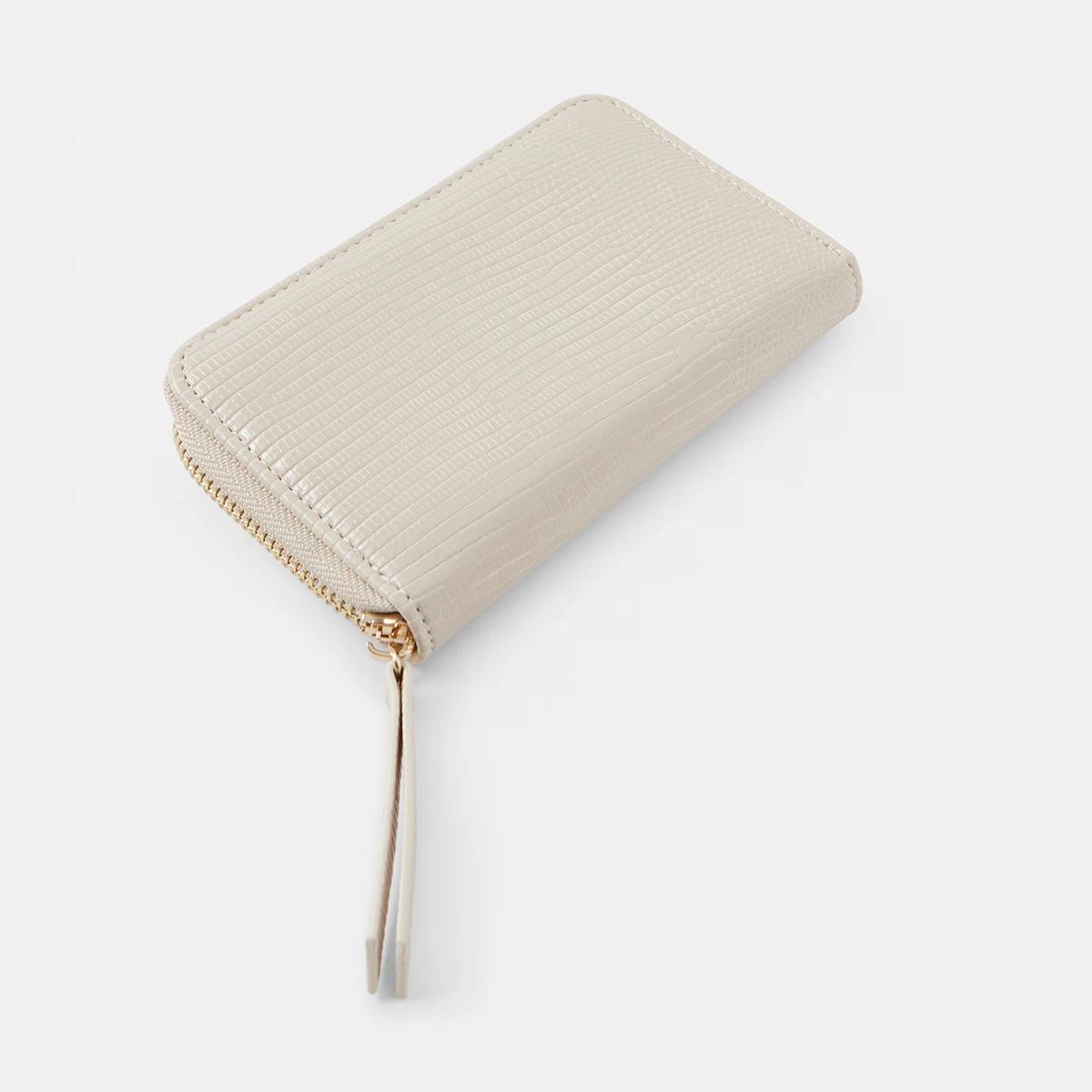 3 Mini Zip Purse Beige, 3 of 4