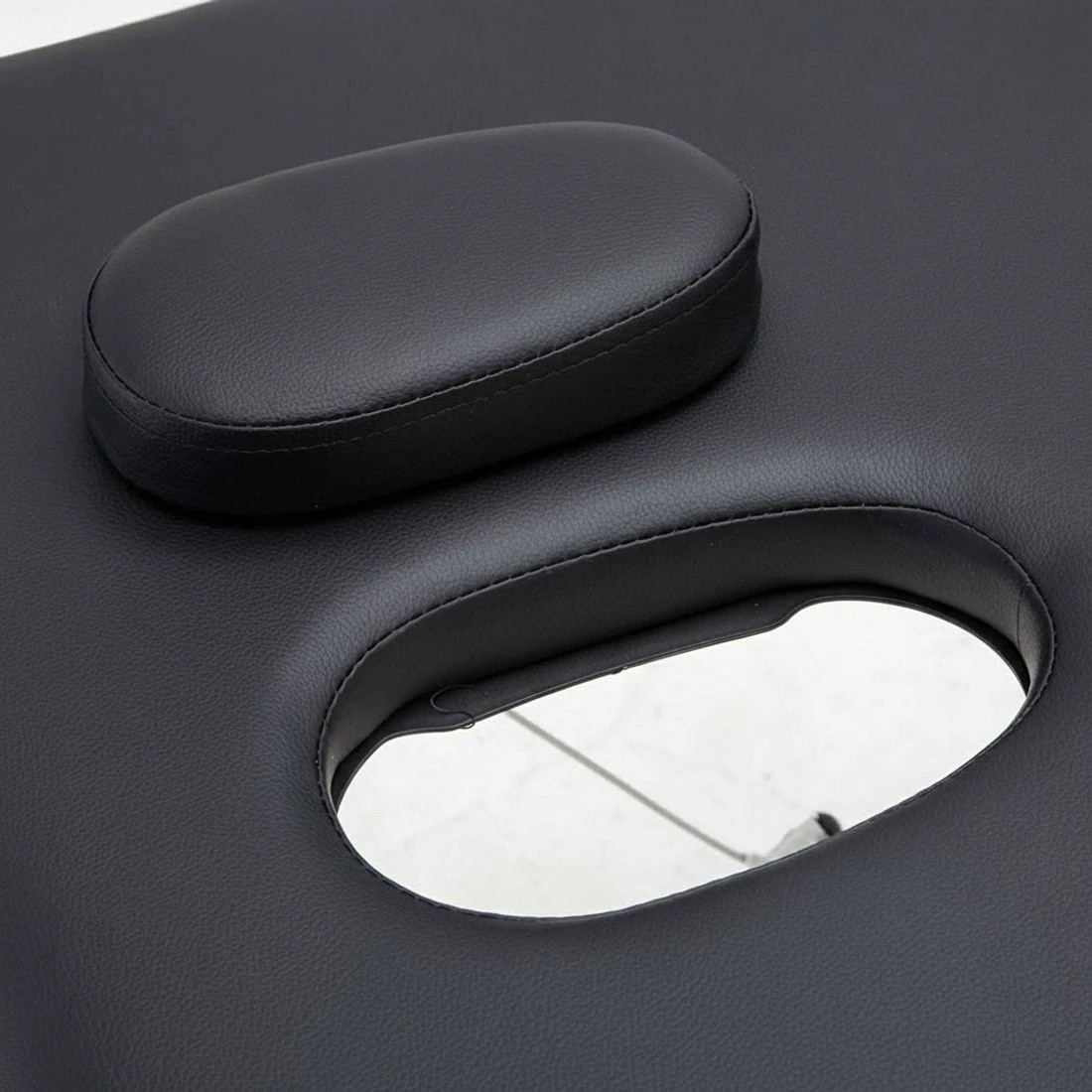 7 Zenses Massage Table 75cm Portable 2 Fold Aluminium Beauty Bed - Black, 7 of 8