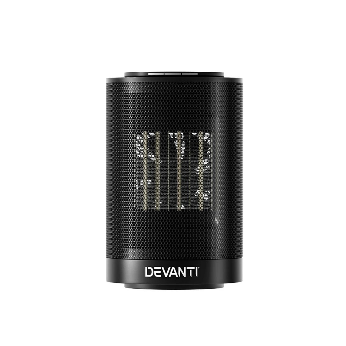 3 Devanti Electric Fan Heater - Black, 3 of 6