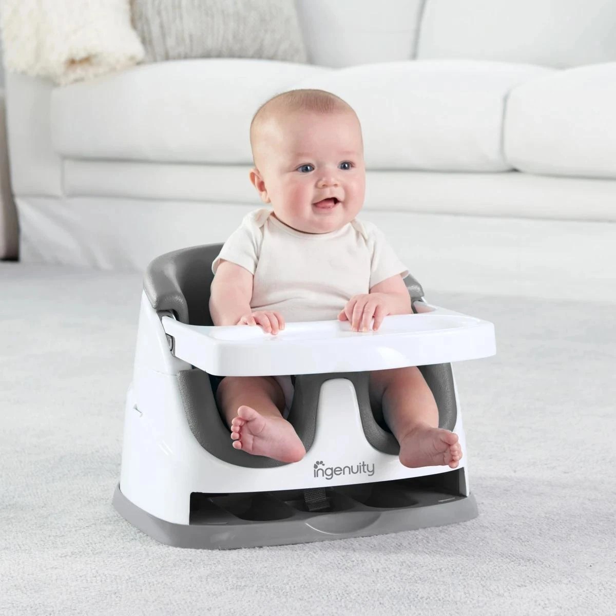 2 Ingenuity Baby Base 2-in-1 Seat - Slate​ - Grey, 2 of 10