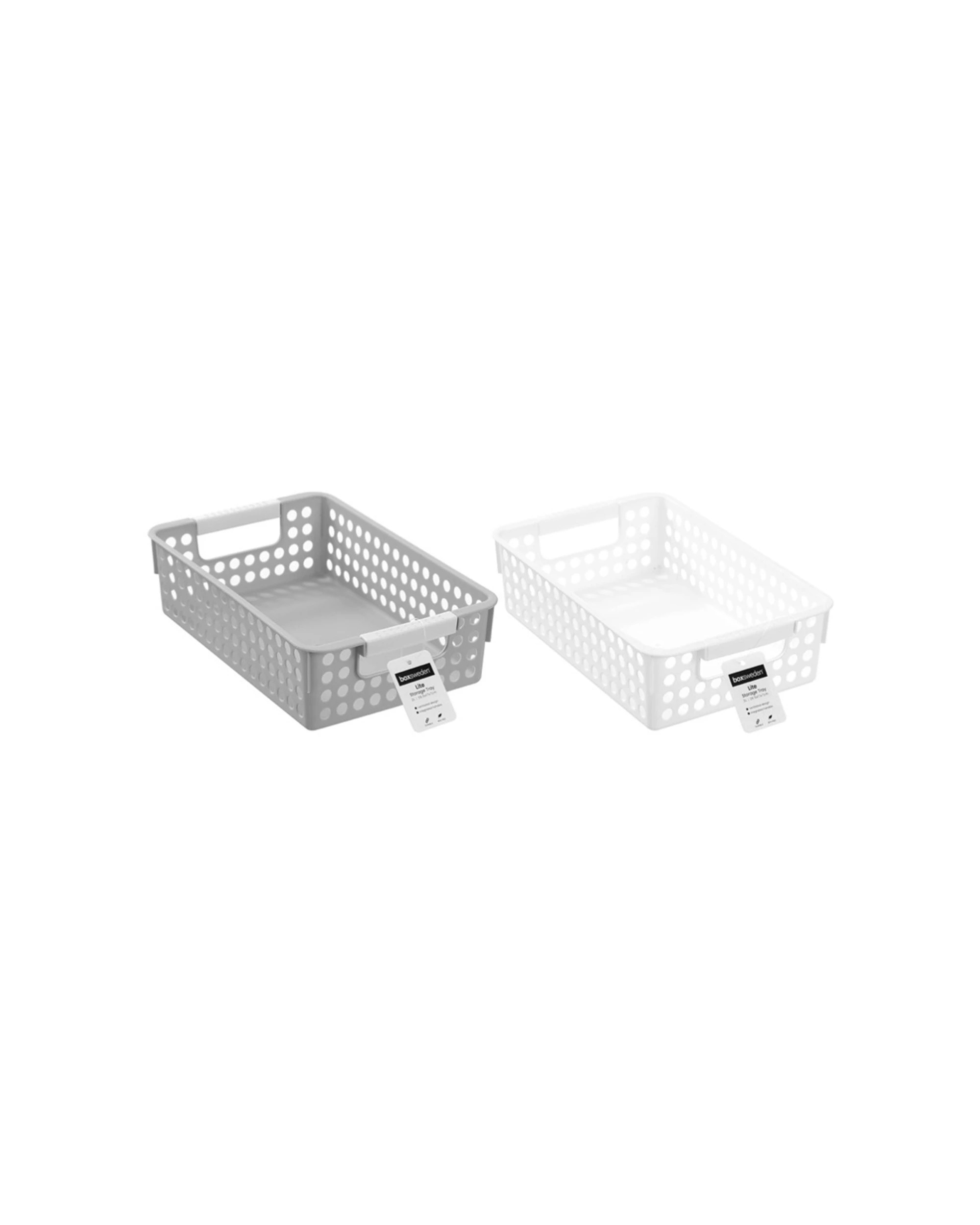 3 Boxsweden 24PK Lite Tray Home Organiser Storage Container 2L - Assorted, 3 of 8