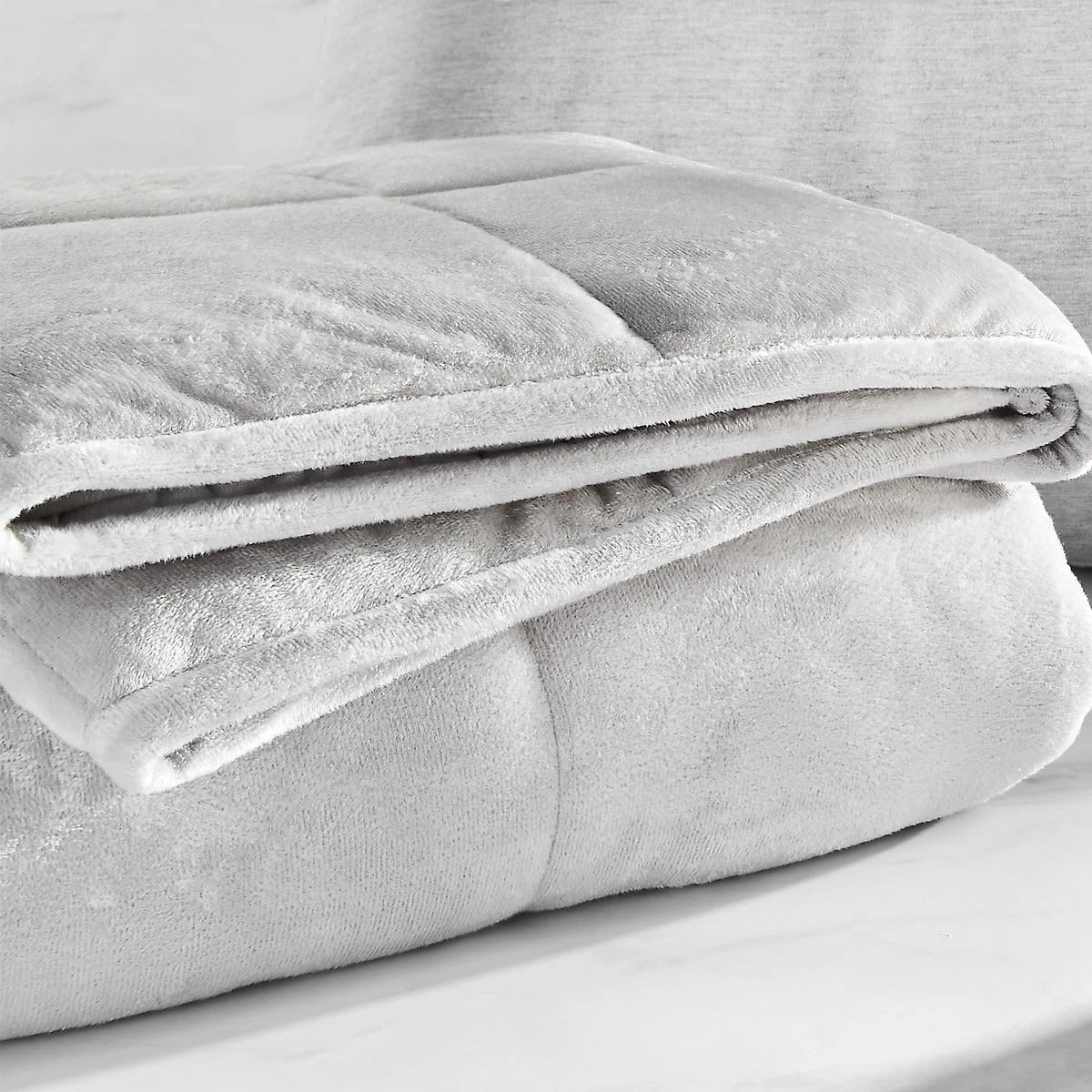 8 Adult Weighted Blanket - Grey, 8 of 10