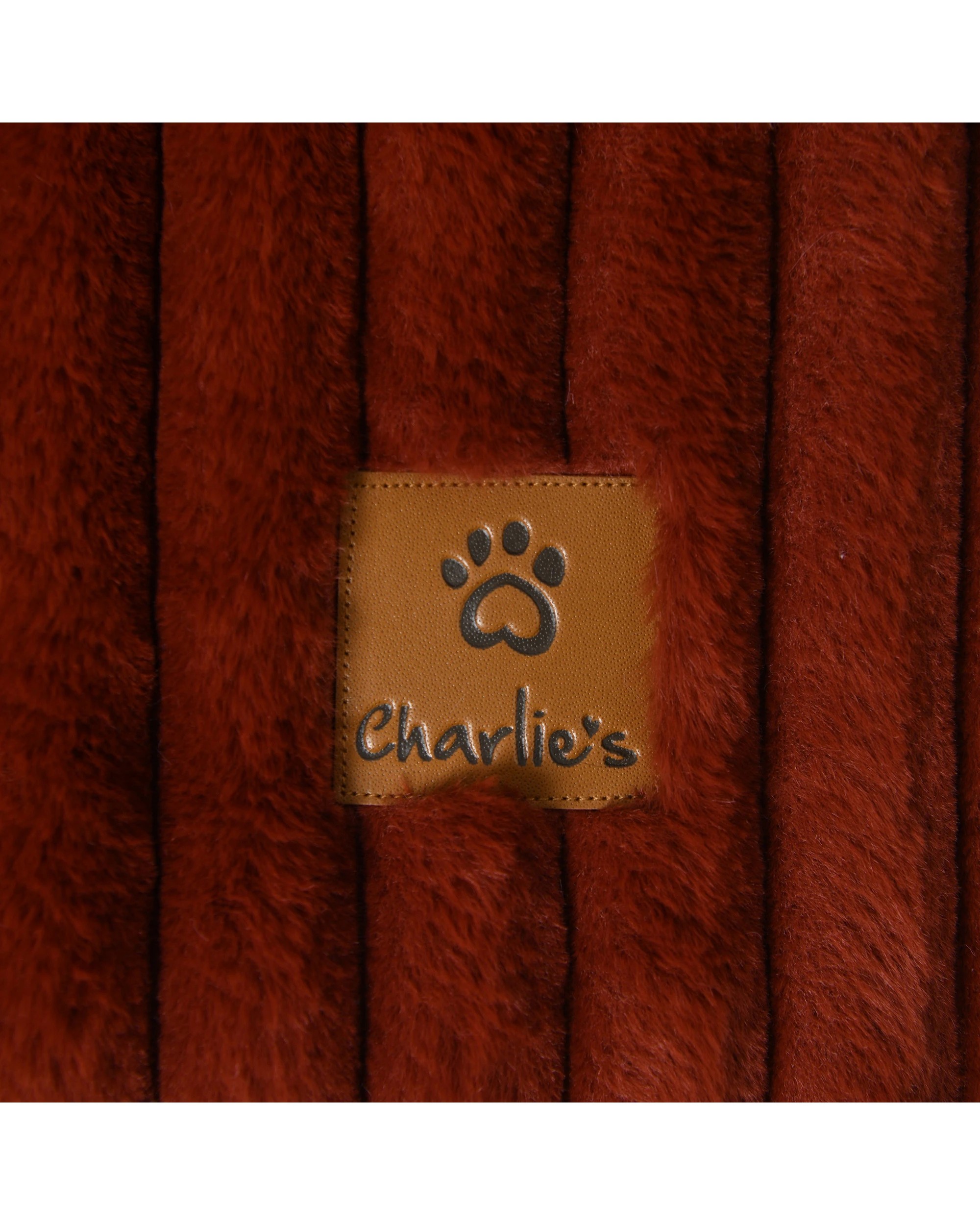 3 Charlie's Cloud Bolster Sofa Protector Dog Bed Medium - Rust, 3 of 6